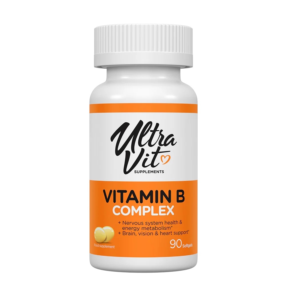 ULTRAVIT Vitamin B Complex kapsulas, 90 gab. - Produkta attēls 
