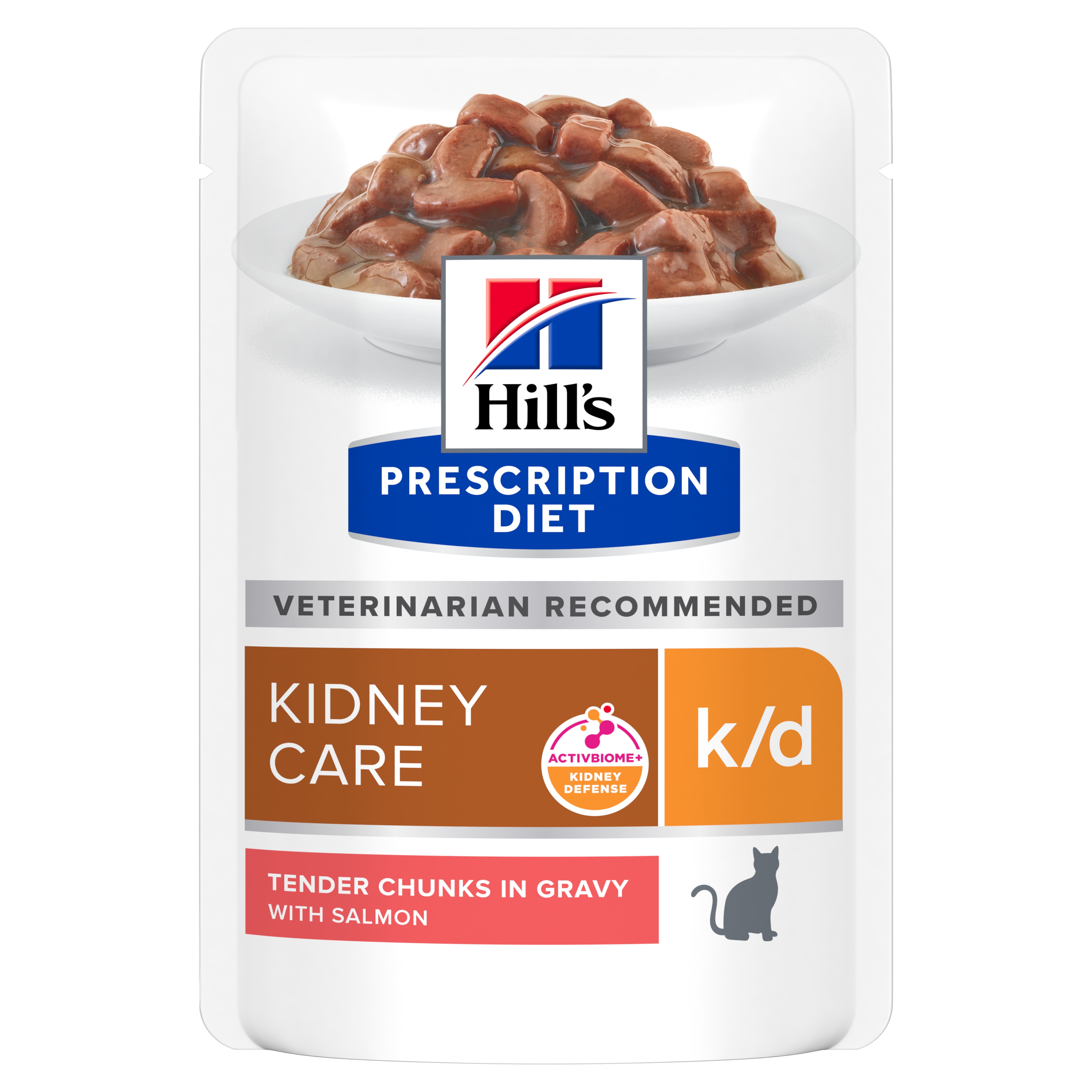 Hills PD kaķu mitrā barība paciņā K/D lasis 85g N12 - Produkta attēls 