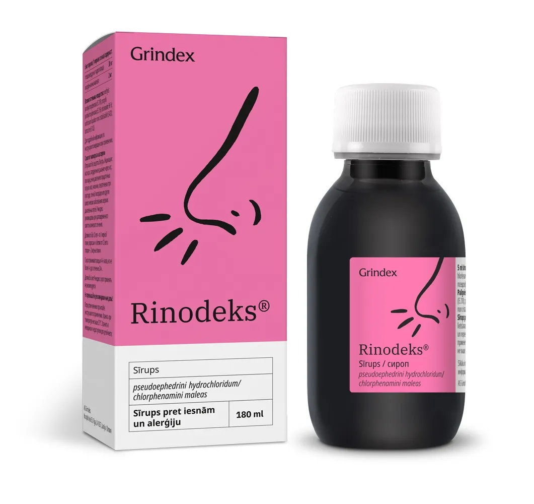 RINODEKS sīrups, 180 ml - Produkta attēls 