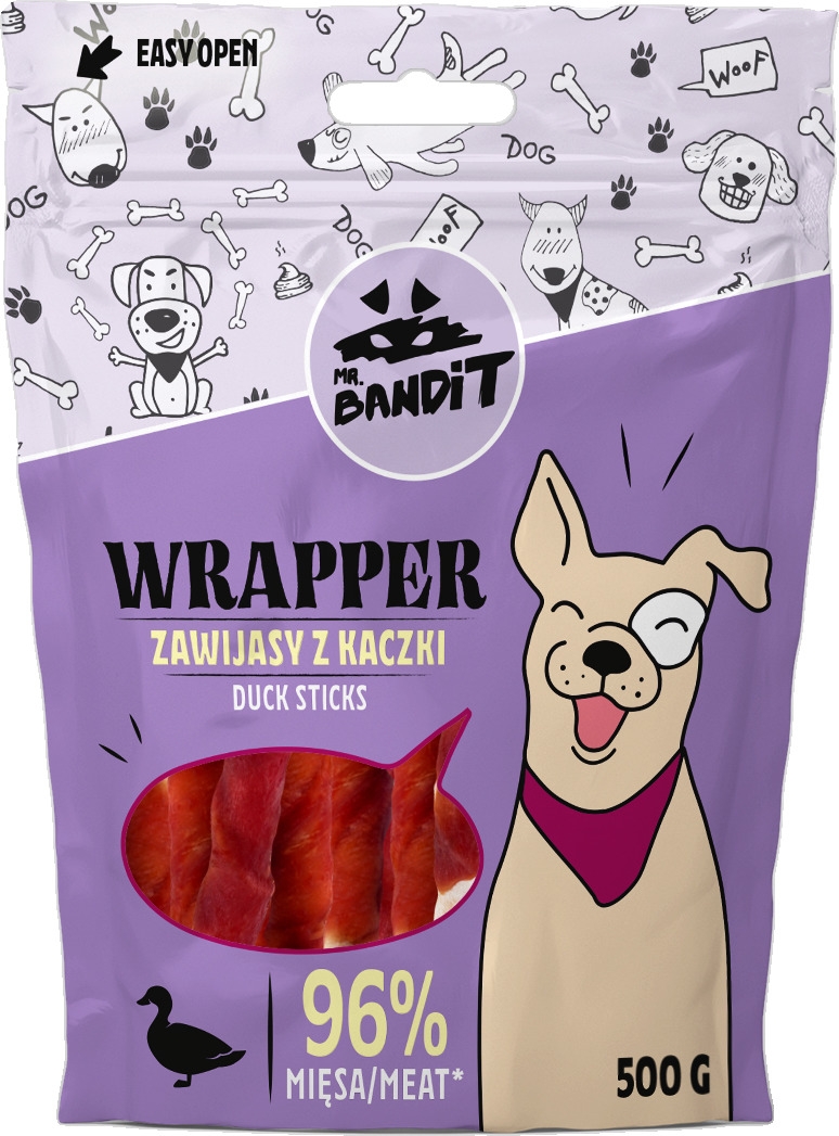 MR.BANDIT WRAPPER TĪTAS PĪLES NŪJIŅAS 500G - Produkta attēls 