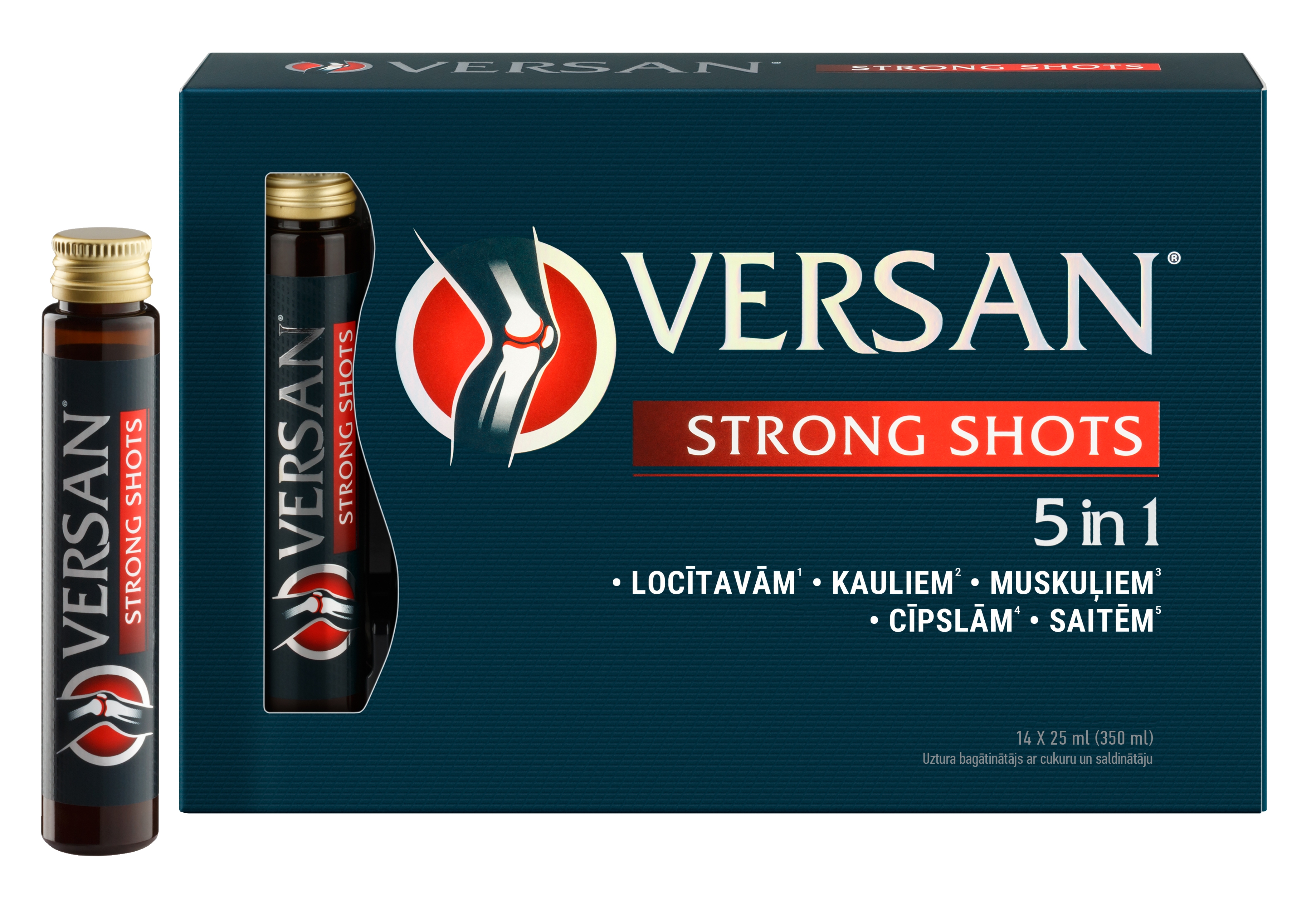 VERSAN® Strong shots 5 in1 (25 ml), 14 gab. - Produkta attēls 