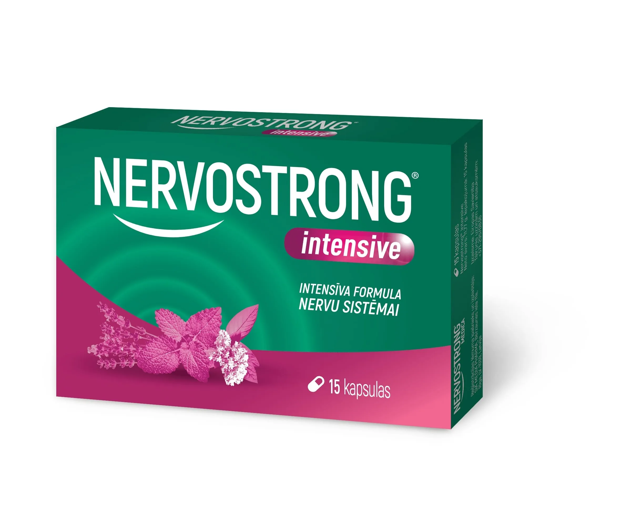 NERVOSTRONG Intensive kapsulas, 15 gab - Produkta attēls 