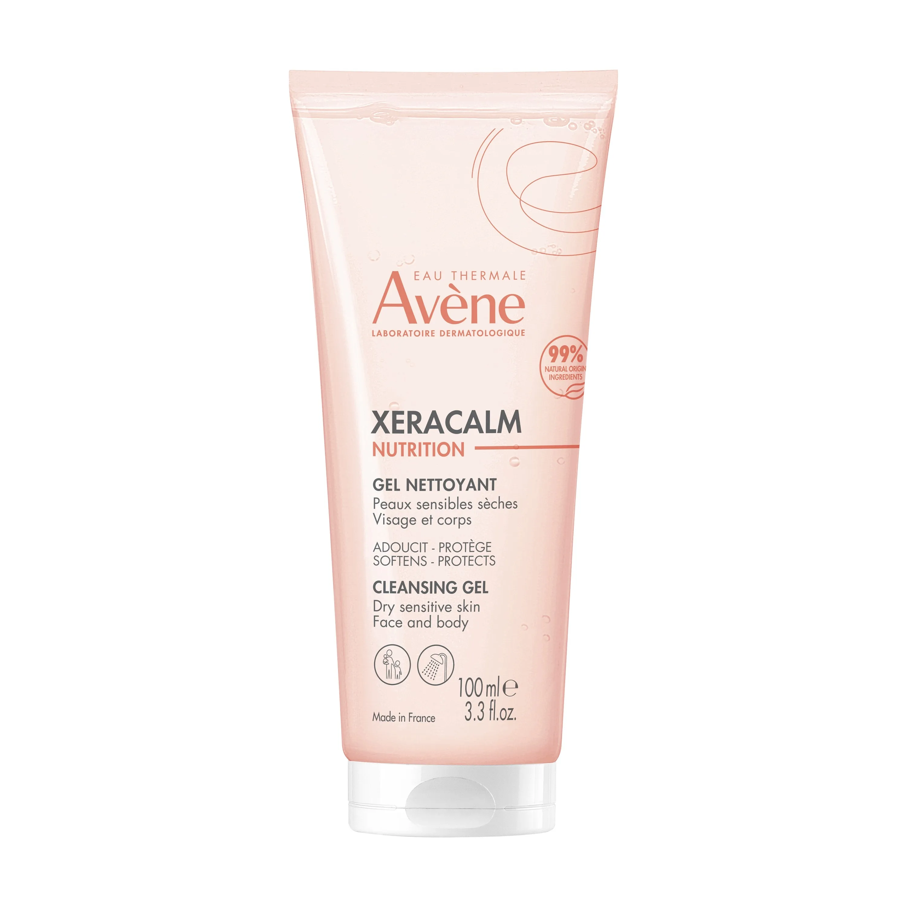 AVENE Xeracalm Nutrition attīrošs gels, 100 ml - Produkta attēls 