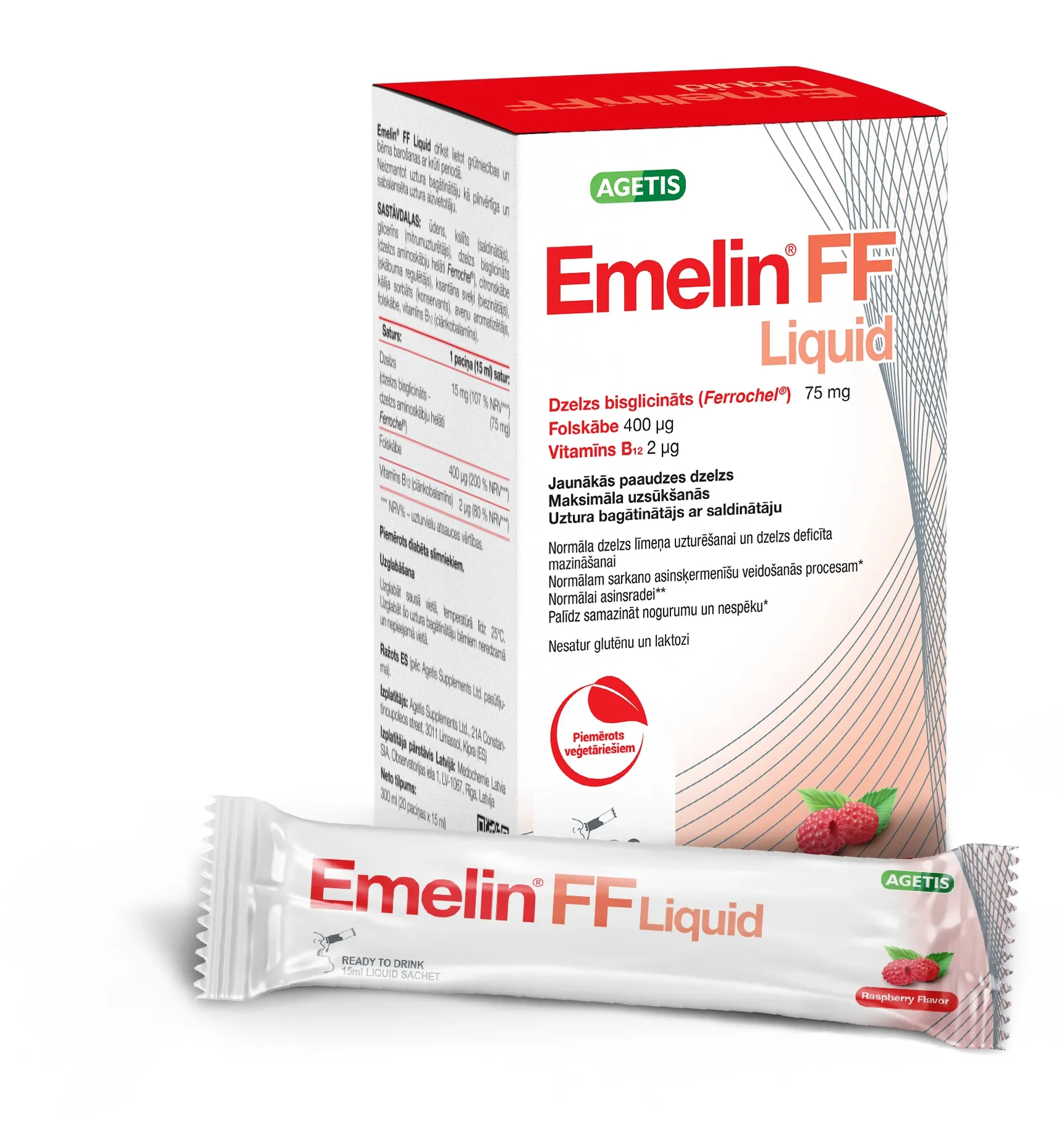 EMELIN FF Liquid 15 ml paciņas, 20 gab - Produkta attēls 