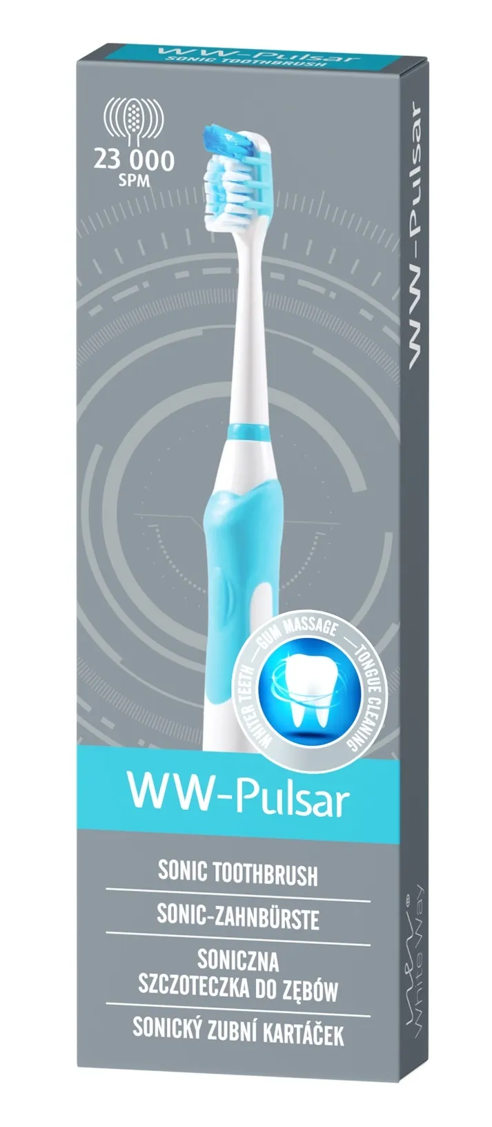 DIAGNOSIS WW-Pulsar elektriskā zobu birste (zila) - Produkta attēls 