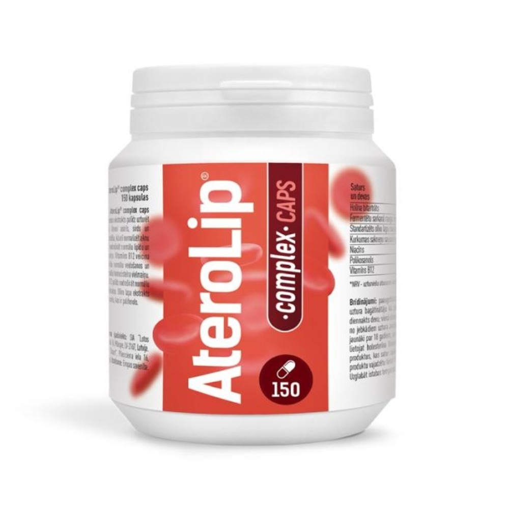 ATEROLIP Complex Caps, 150 gab. - Produkta attēls 