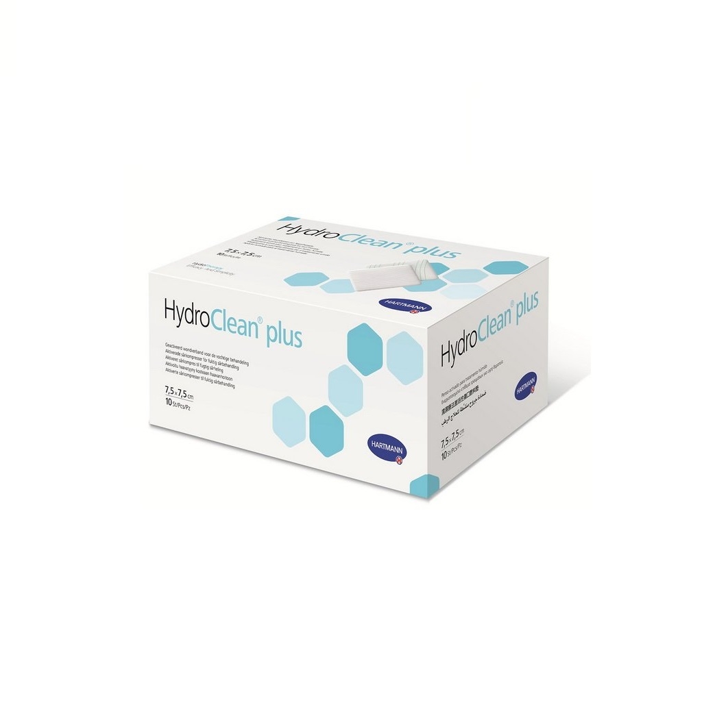 HYDROCLEAN Advance brūču pārsējs (7.5 x 7.5 cm), 1 gab - Produkta attēls 