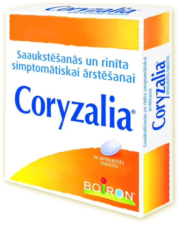 CORYZALIA tabletes, 40 gab - Produkta attēls 