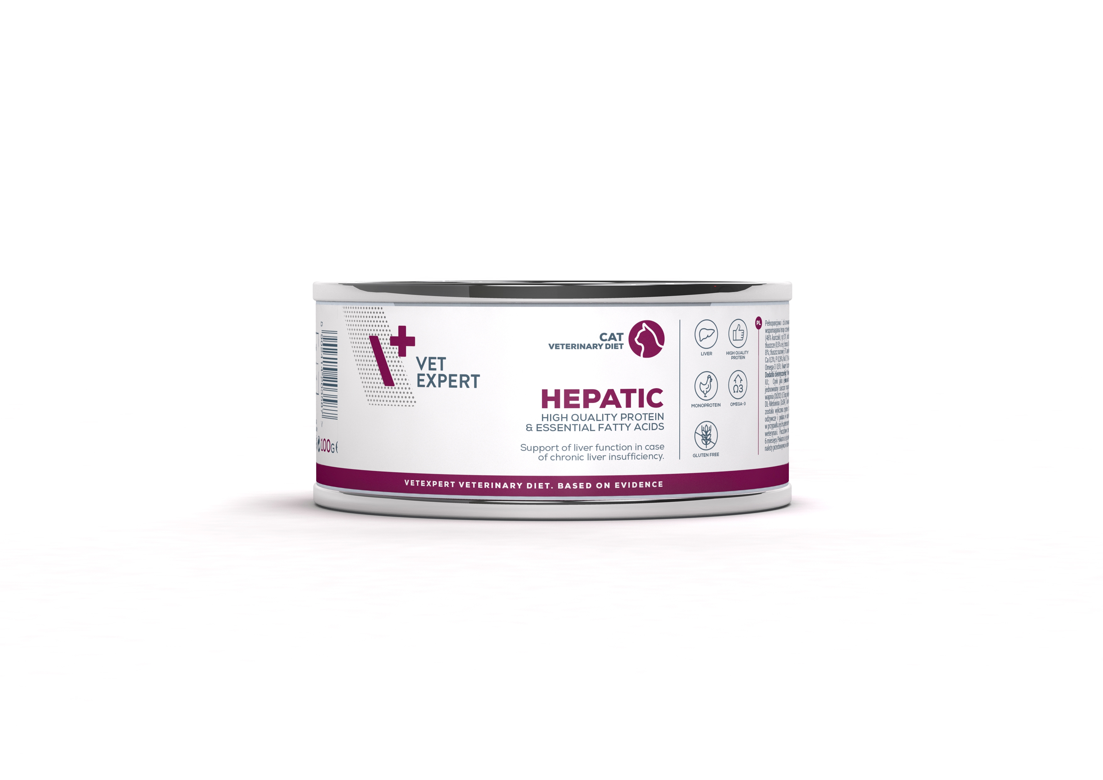 4T VD KAĶU HEPATIC KONS 100G - Produkta attēls 