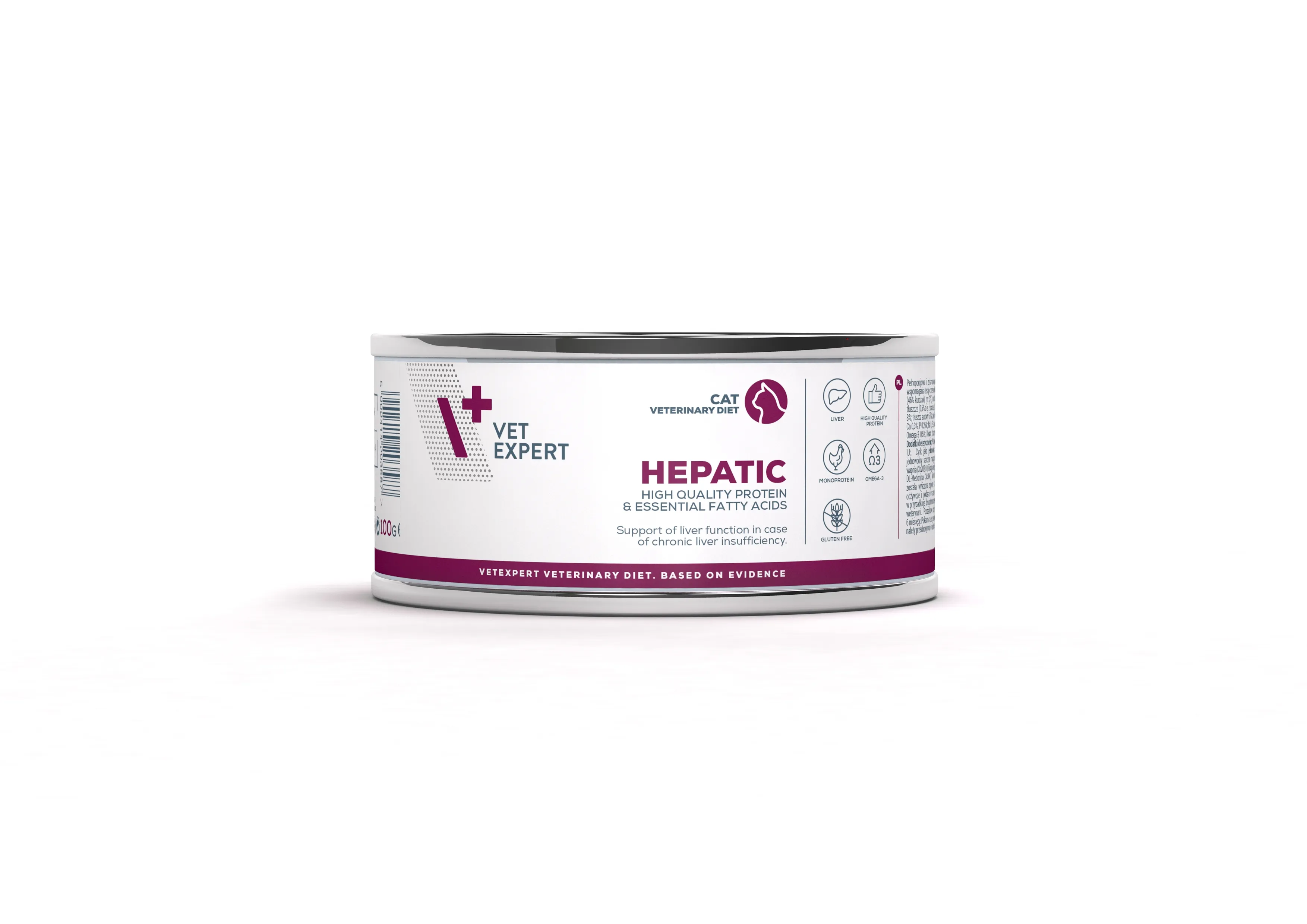 4T VD KAĶU HEPATIC KONS 100G - Produkta attēls 