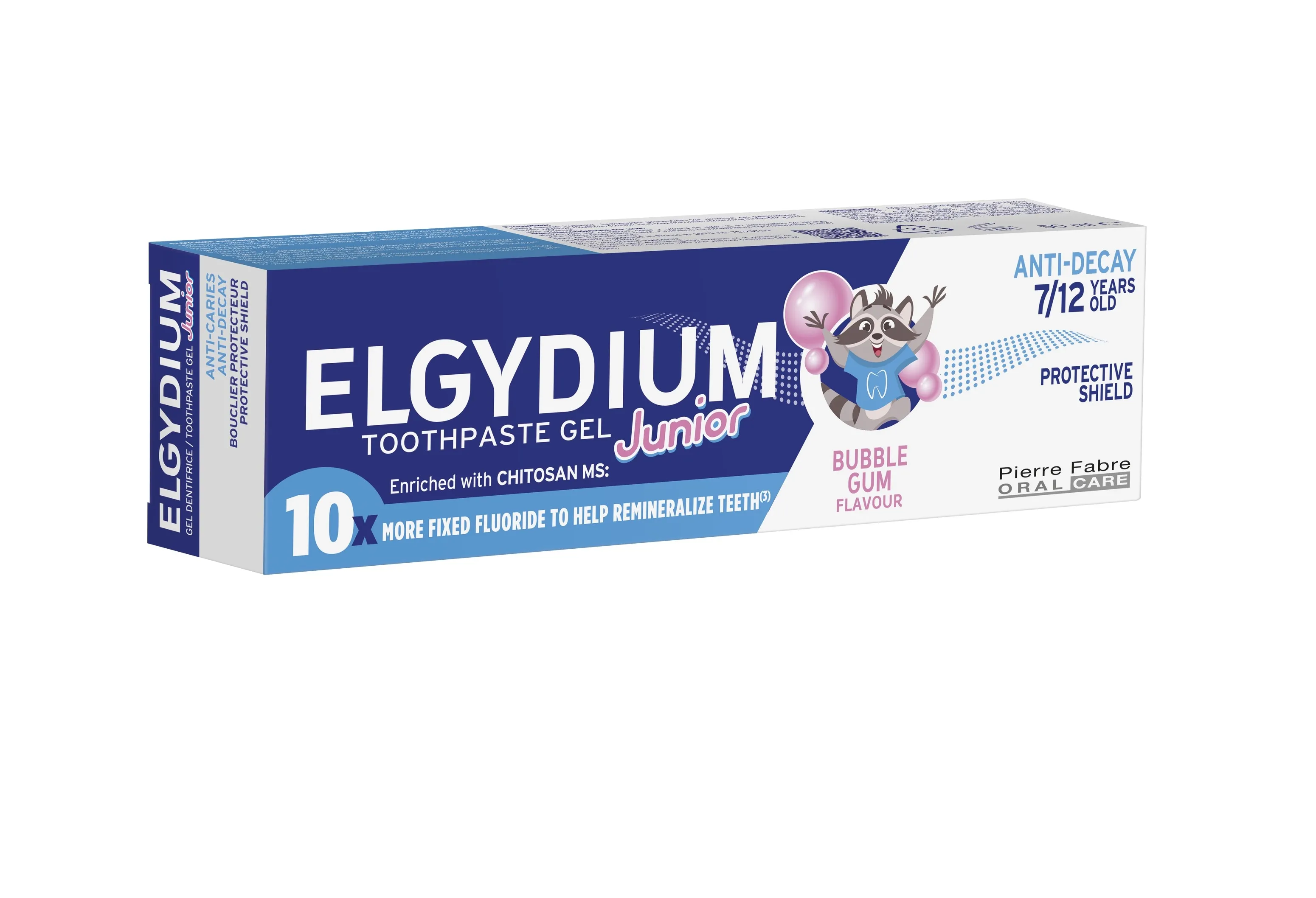 ELGYDIUM Junior Bubble Gum zobu pasta, 50 ml - Produkta attēls 