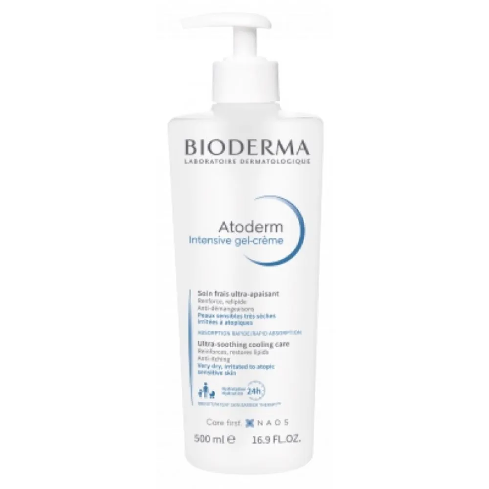 BIODERMA Atoderm Intensive gel-crème želejkrēms, 500 ml - Produkta attēls 