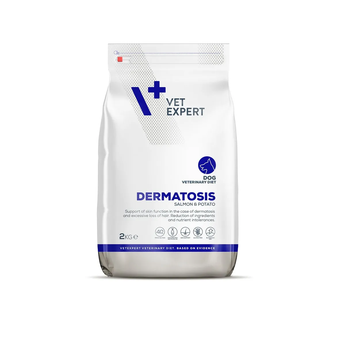4T VD SUŅU DERMATOSIS SAUSĀ B AR LASI  2KG - Produkta attēls 