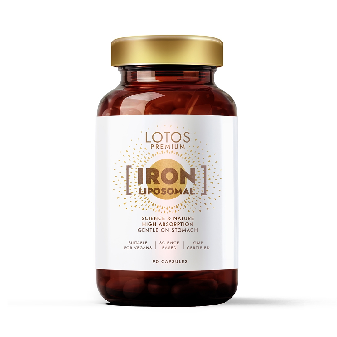 LOTOS PREMIUM Liposomal Iron, 90 kapsulas - Produkta attēls 