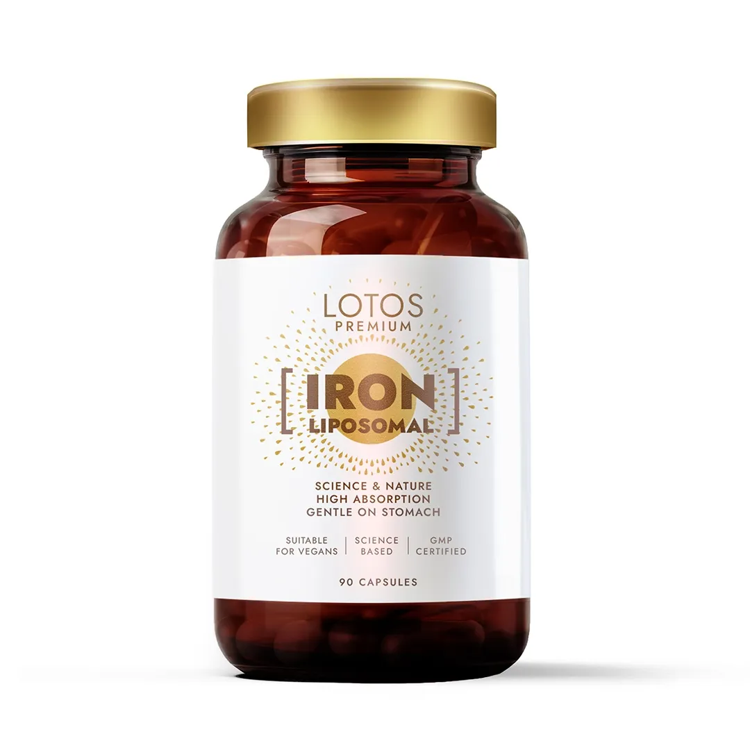 LOTOS PREMIUM Liposomal Iron, 90 kapsulas - Produkta attēls 