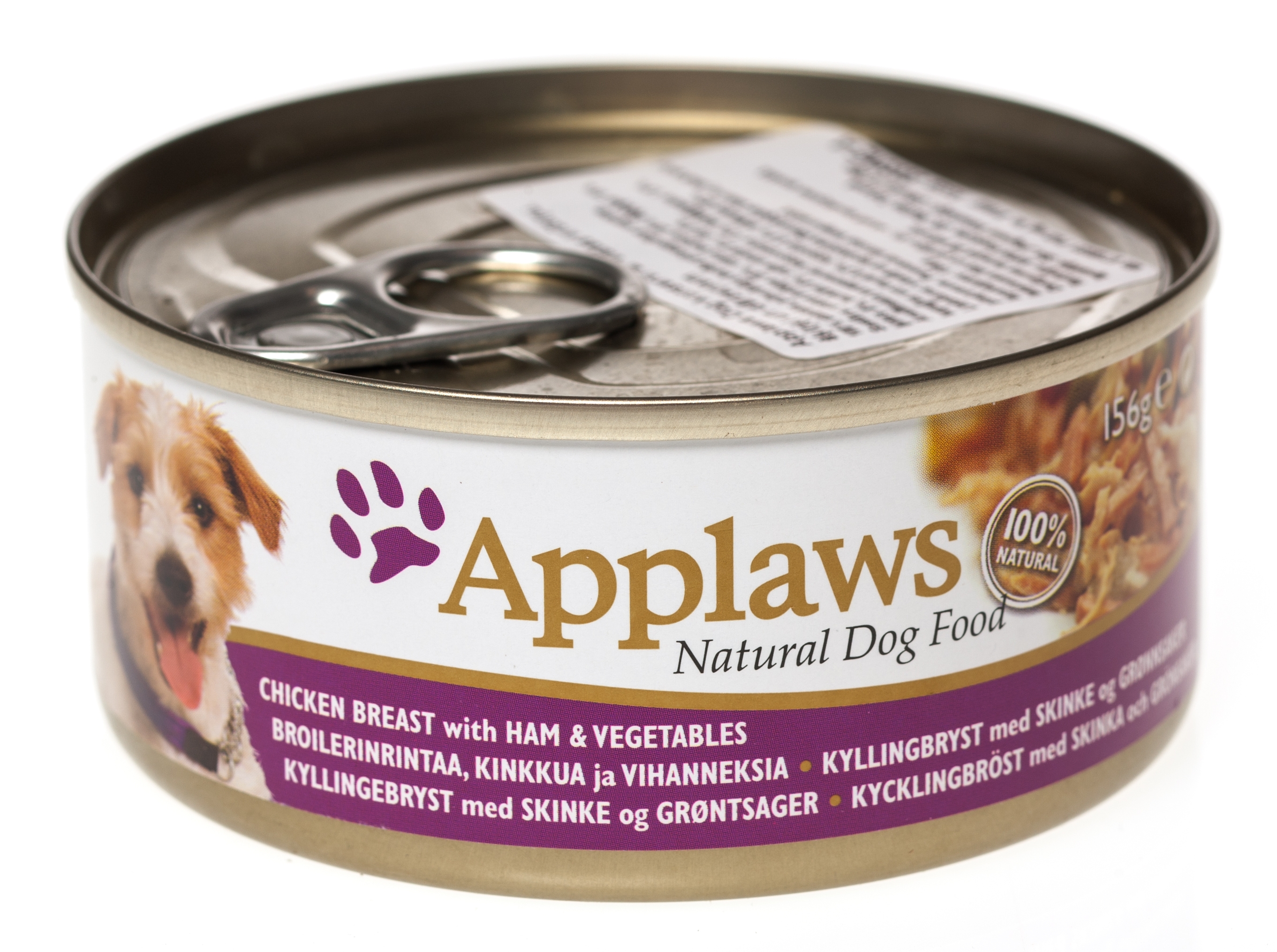 Applaws suņu konservēta barība vista/šķiņķis/ dārzeņi 156g (3035) - Produkta attēls 