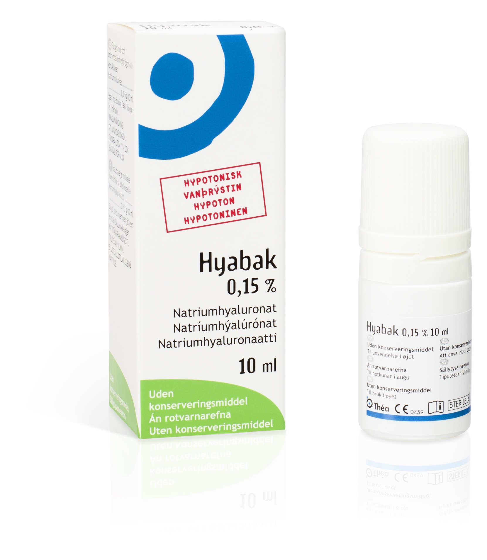 HYABAK mitrinoši acu pilieni, 10 ml - Produkta attēls 