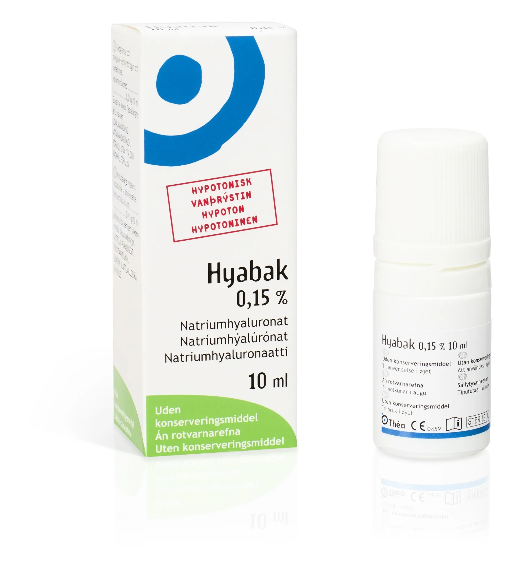 HYABAK mitrinoši acu pilieni, 10 ml - Produkta attēls 