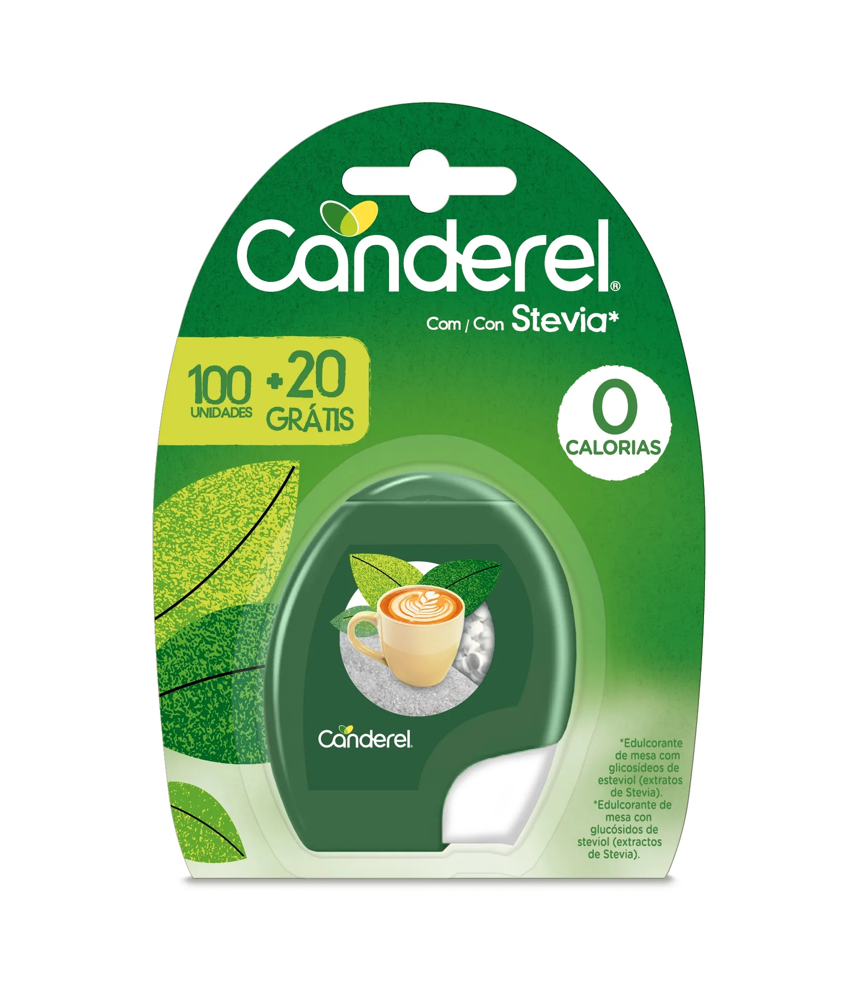 CANDAREL Stevia tabletes, 100+20 gab. - Produkta attēls 