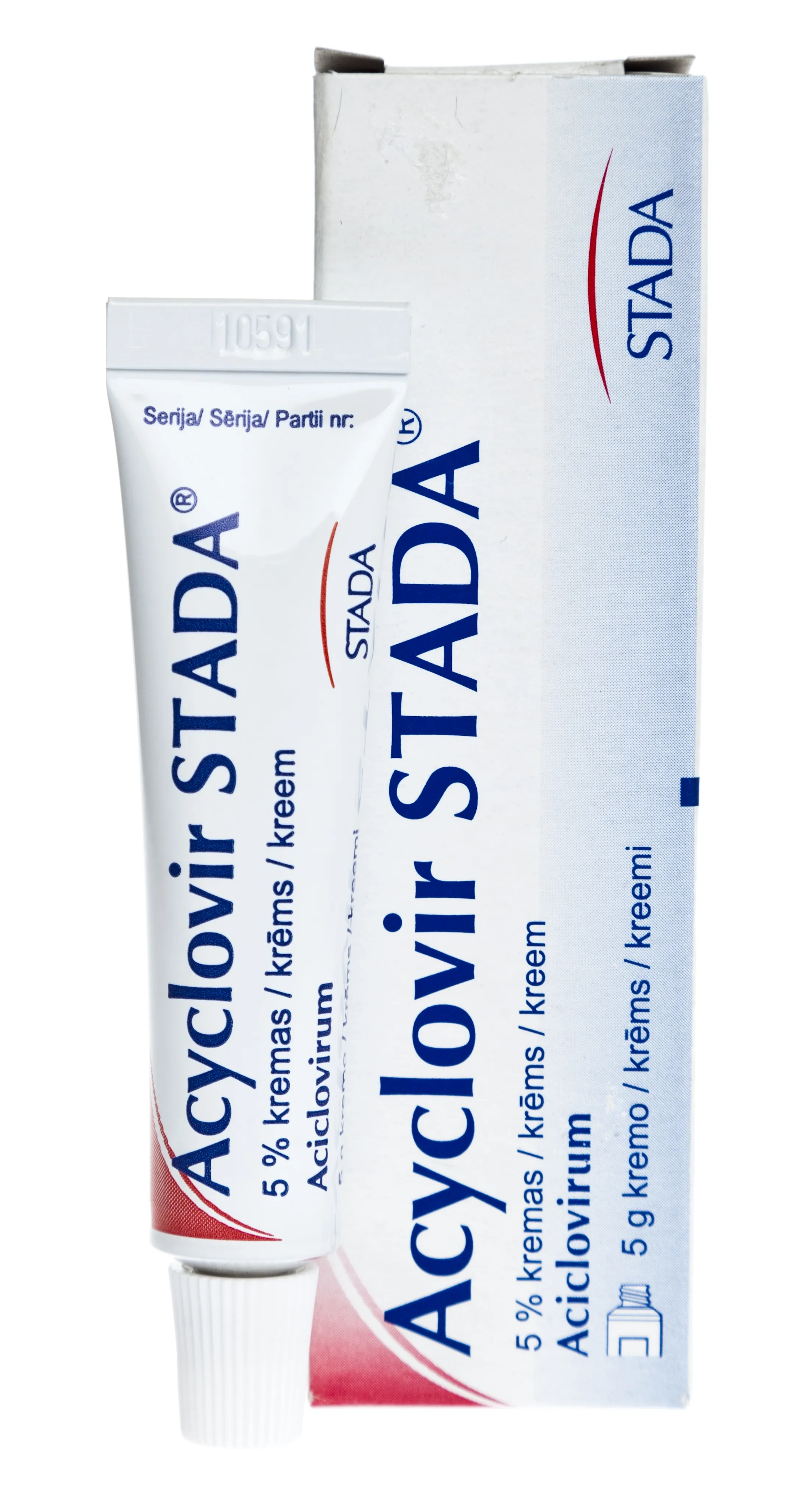 ACYCLOVIR STADA KRĒMS 5% 5G - Produkta attēls 