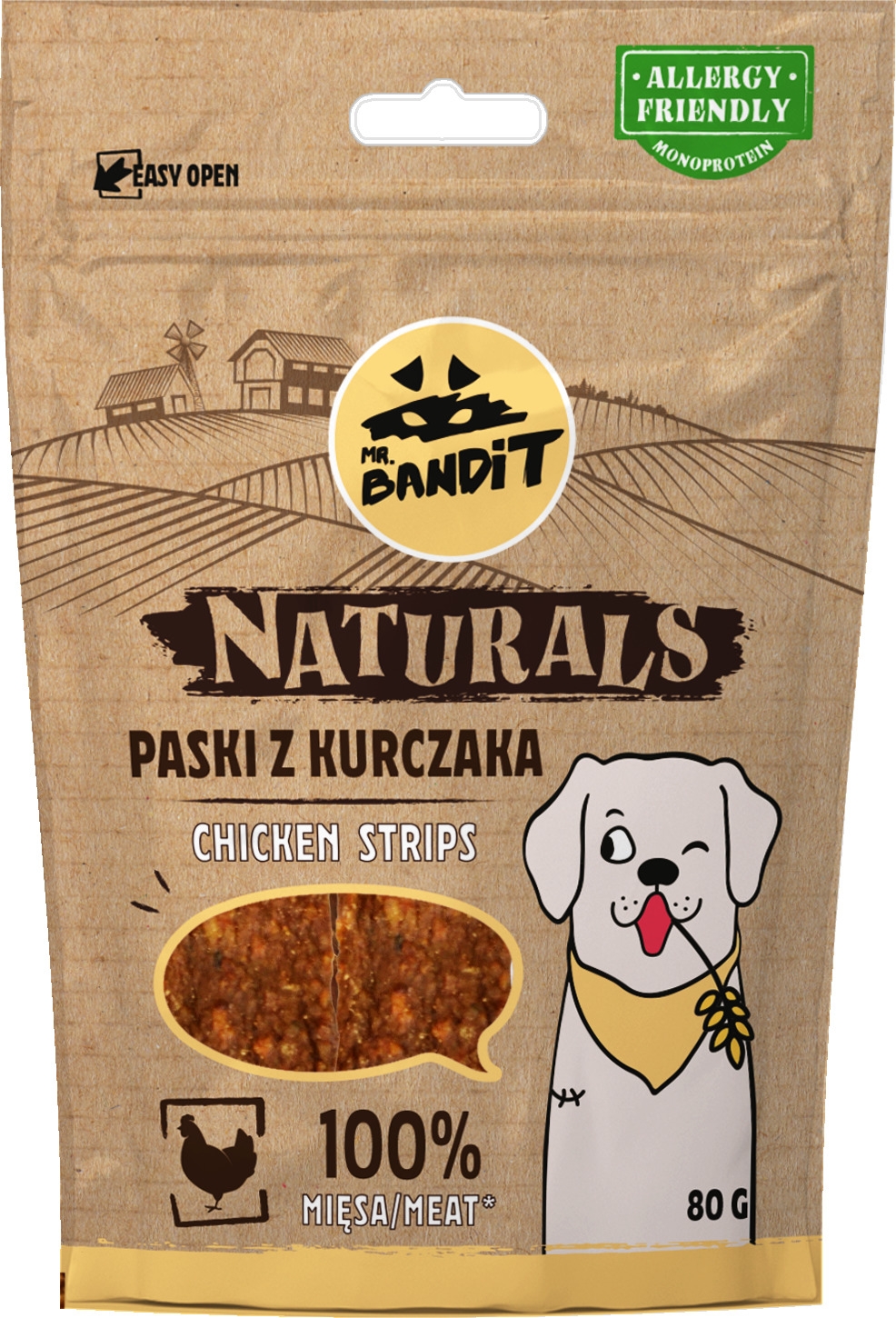 MR.BANDIT NATURALS VISTAS GAĻAS SLOKSNĪTES 80G - Produkta attēls 