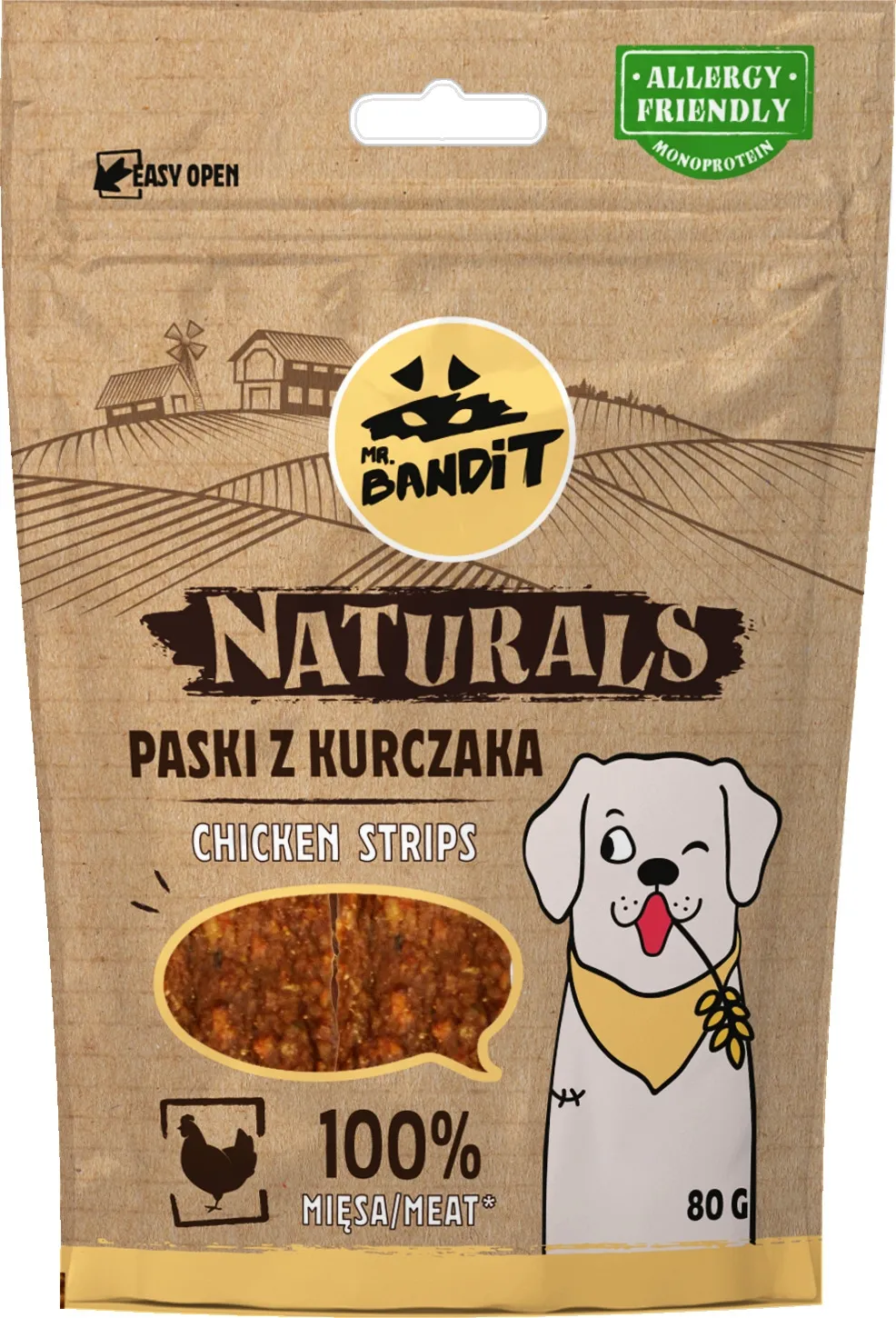 MR.BANDIT NATURALS VISTAS GAĻAS SLOKSNĪTES 80G - Produkta attēls 
