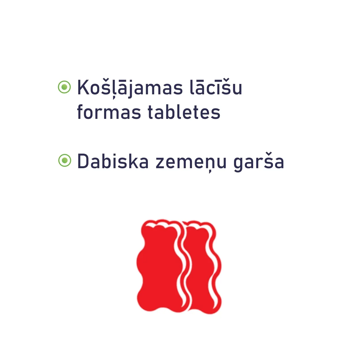 ACIDOLAC® Junior ar zemeņu garšu tabletes, 20 gab. - Produkta attēls 5