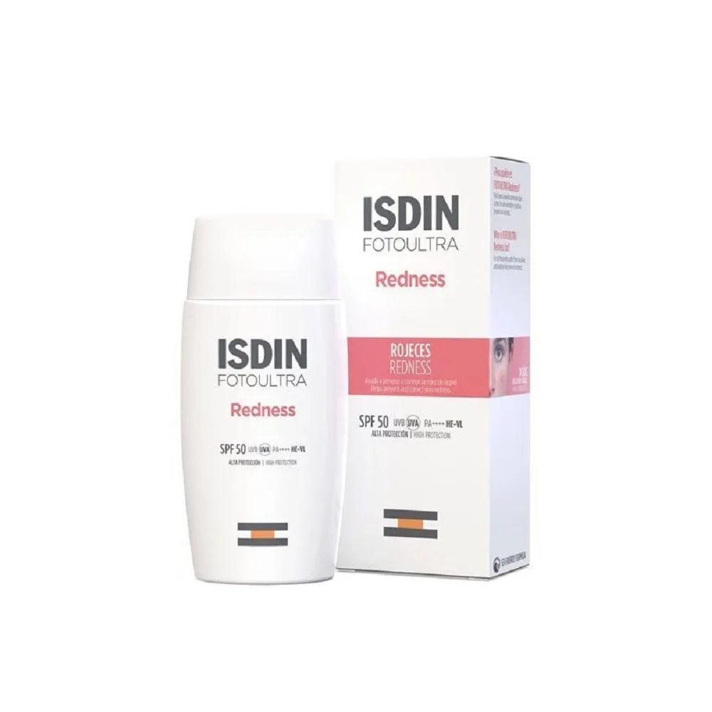 ISDIN Foto Ultra Redness aizsargfluīds SPF50, 50 ml - Produkta attēls 