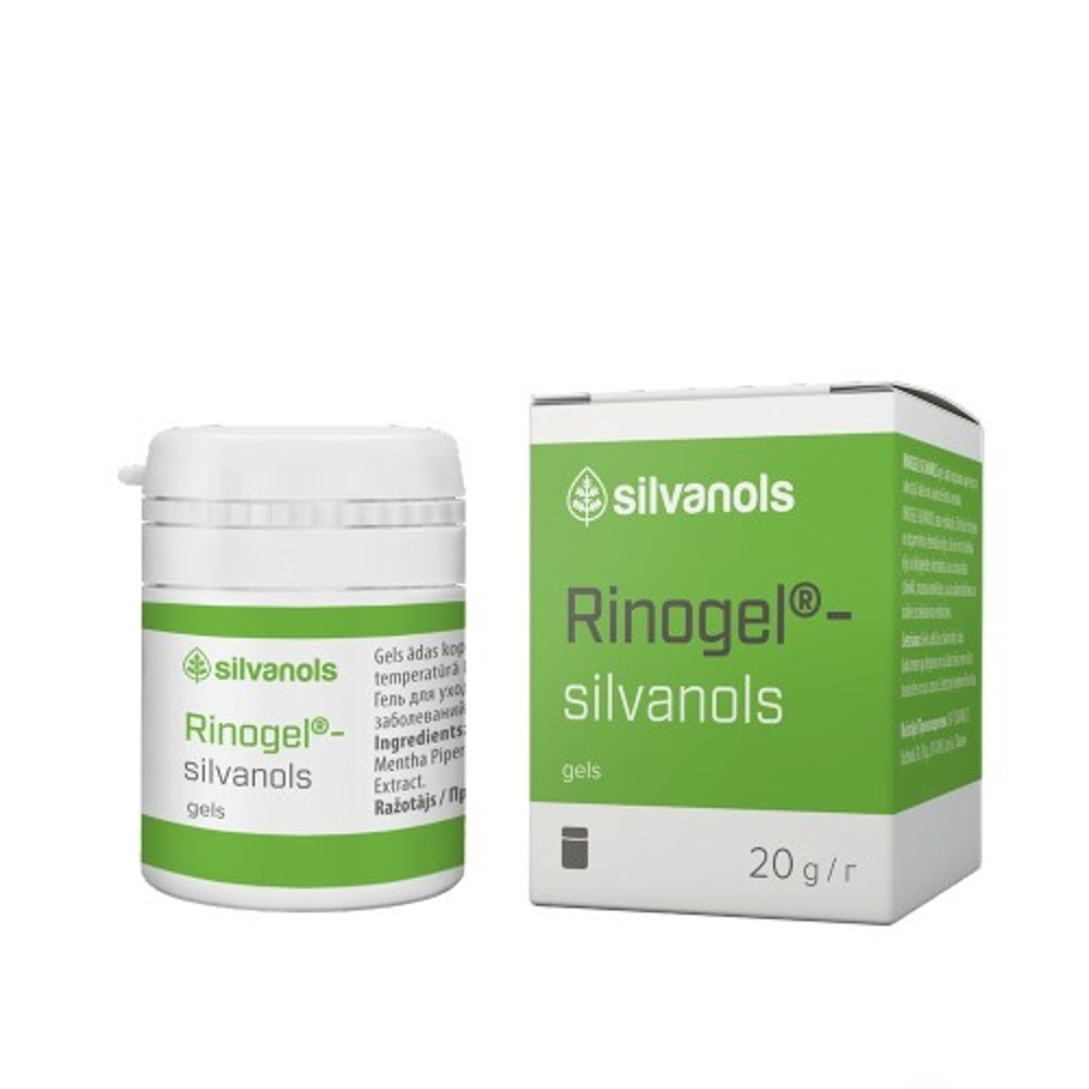 SILVANOLS Rinogels gels, 20 g - Produkta attēls 