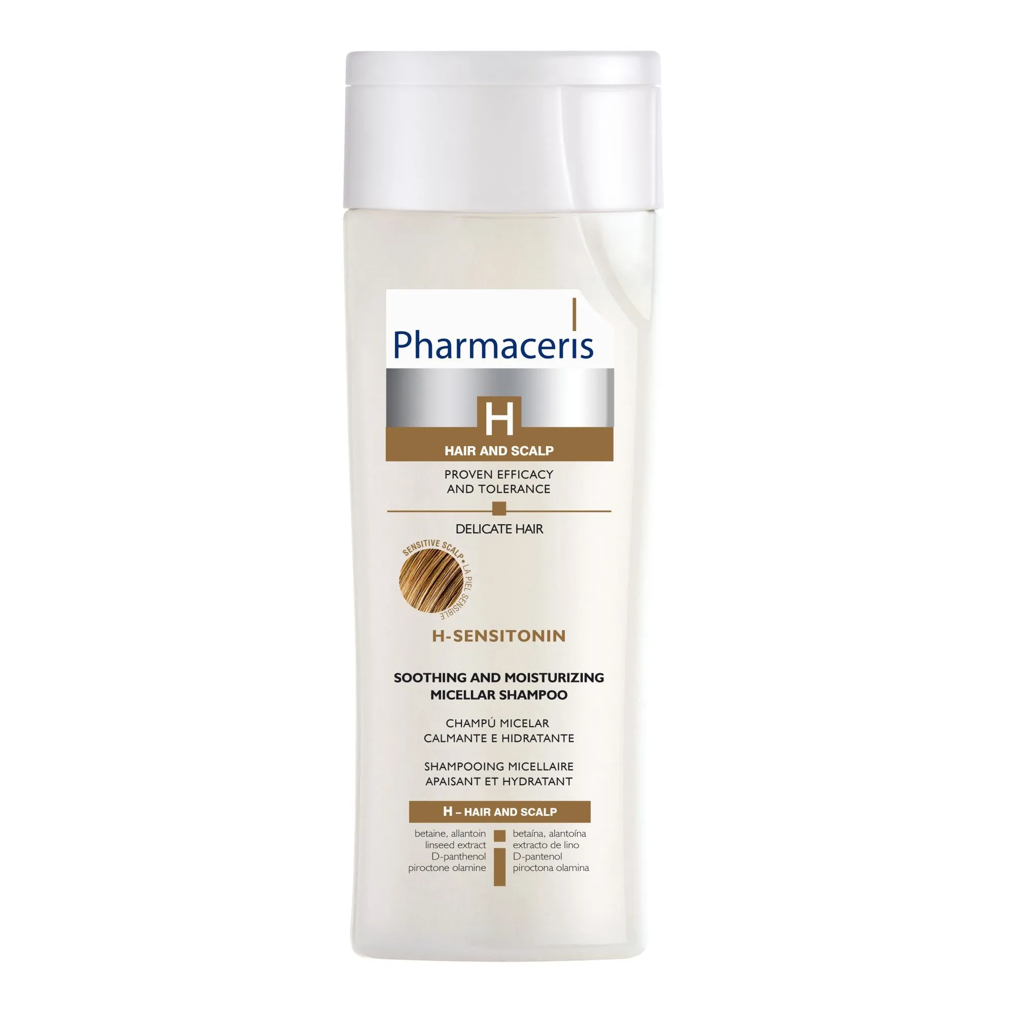 PHARMACERIS H.Sensitonin šampūns, 250 ml - Produkta attēls 