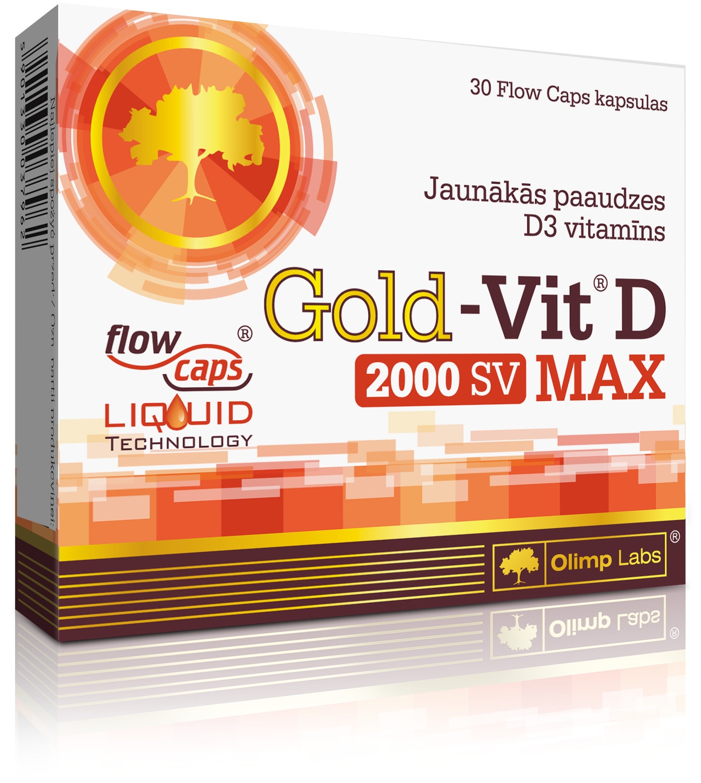 OLIMPLABS GOLD OMEGA-3 VIT.D3+K2 CPS N30 - Produkta attēls 