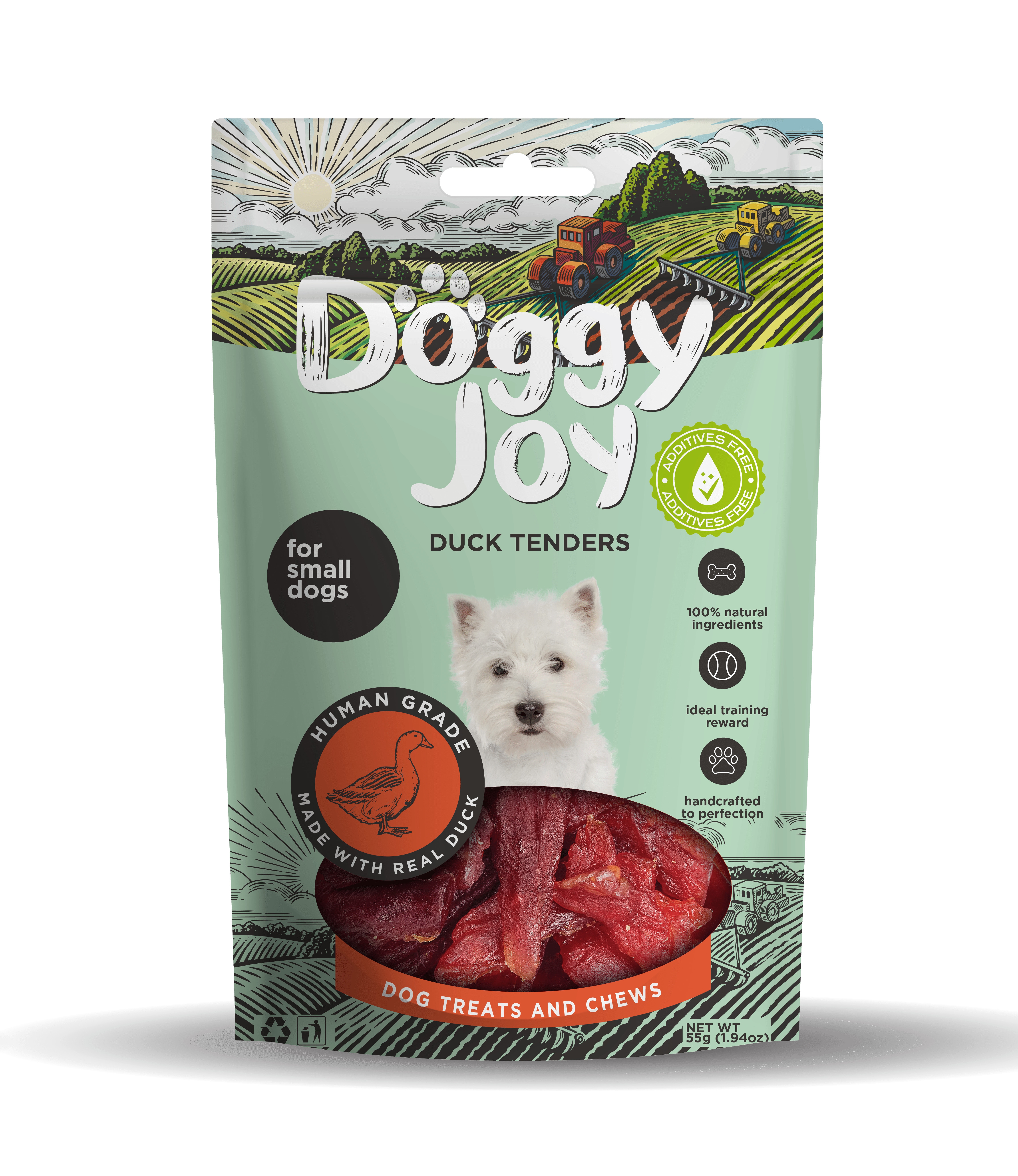 DOGGY JOY PĪLES GAĻAS IZLASE MAZIEM SUŅIEM 55G - Produkta attēls 