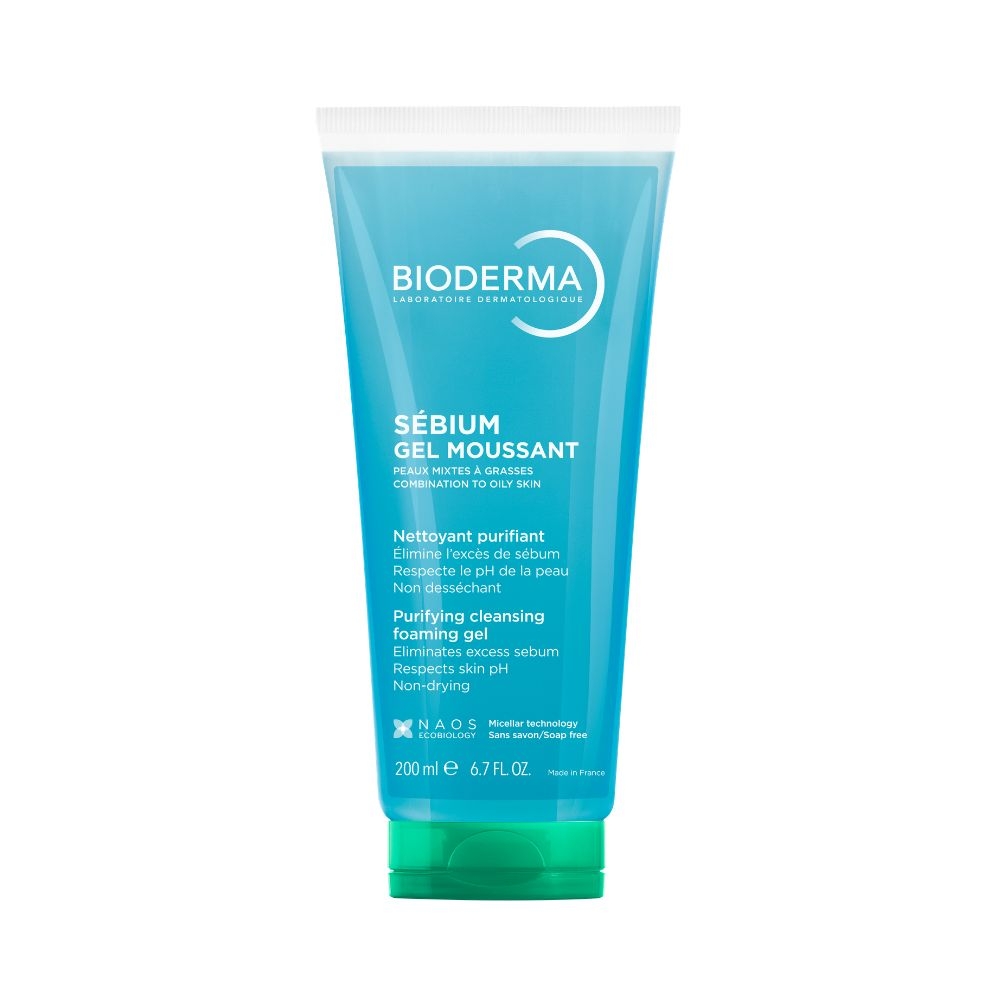 BIODERMA Sebium attīrošais gels tūbiņā, 200 ml - Produkta attēls 