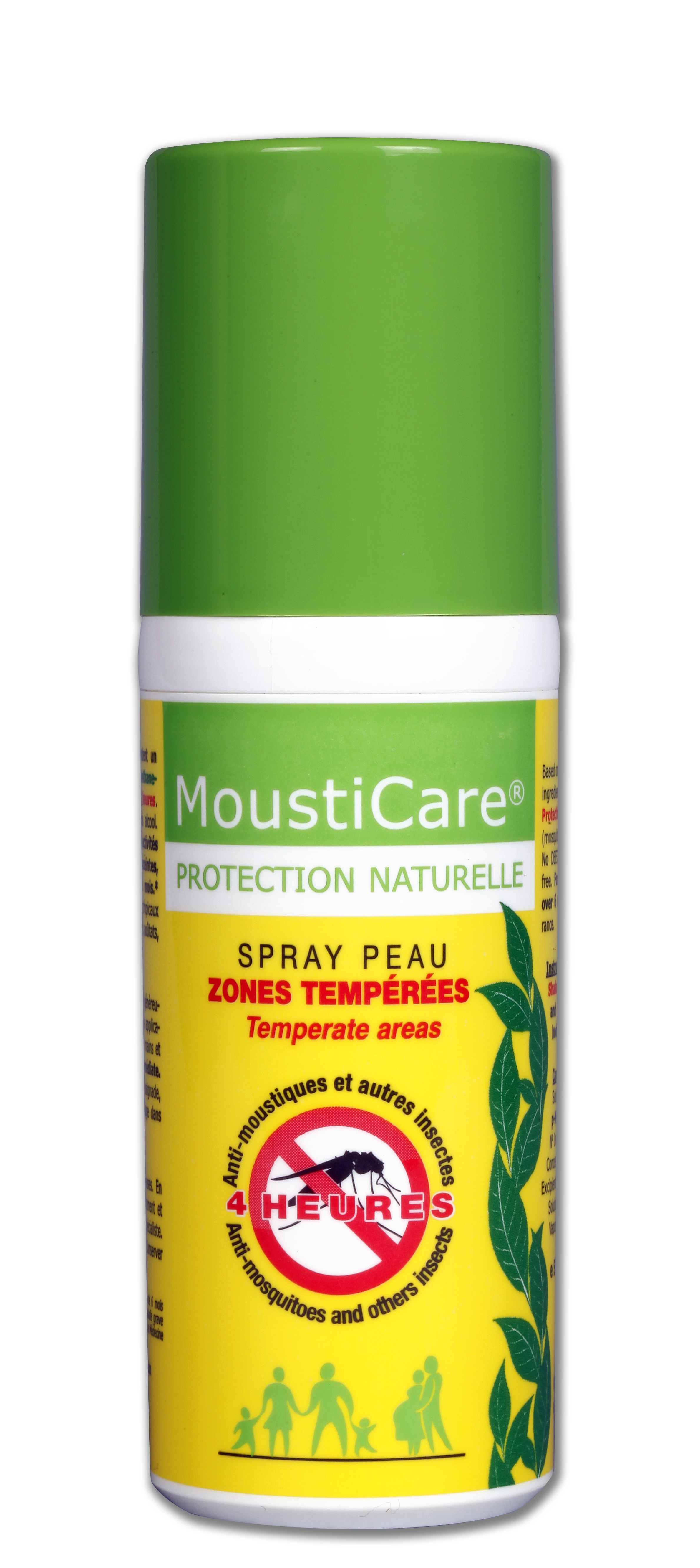 MOUSTICARE Pretodu-ērču sprejs ar iedarbību līdz 4H, 50 ml - Produkta attēls 