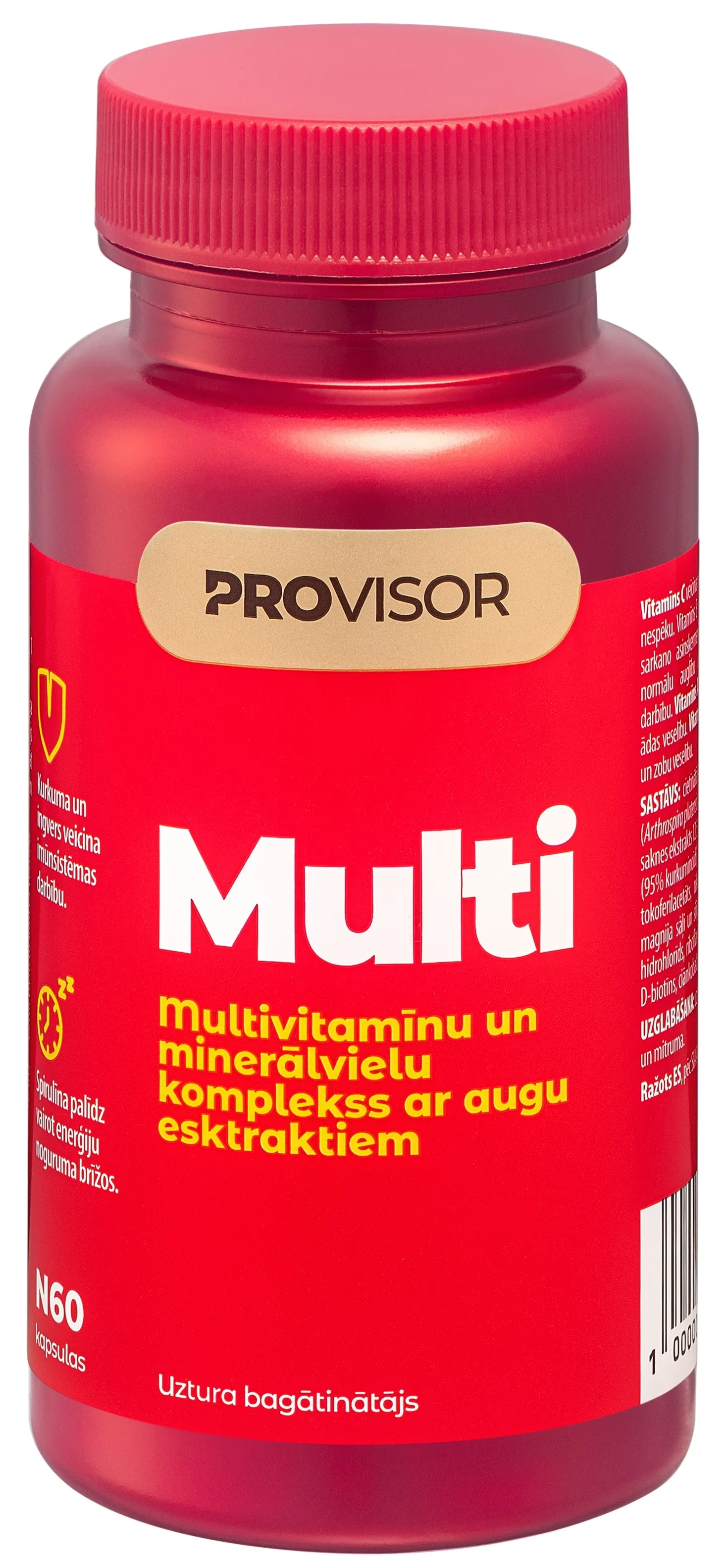 PROVISOR Multi kapsulas, 60 gab. - Produkta attēls 