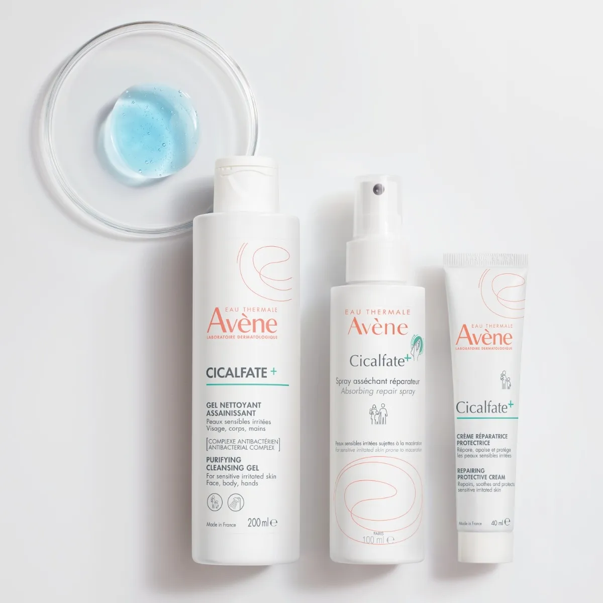 AVENE Cicalfate+ attīrošs gels, 200 ml - Produkta attēls 3