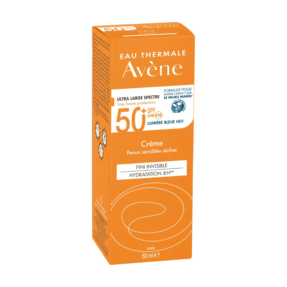 AVÈNE Sun SPF50+ aizsargkrēms sausai sejas ādai, 50ml - Produkta attēls 2