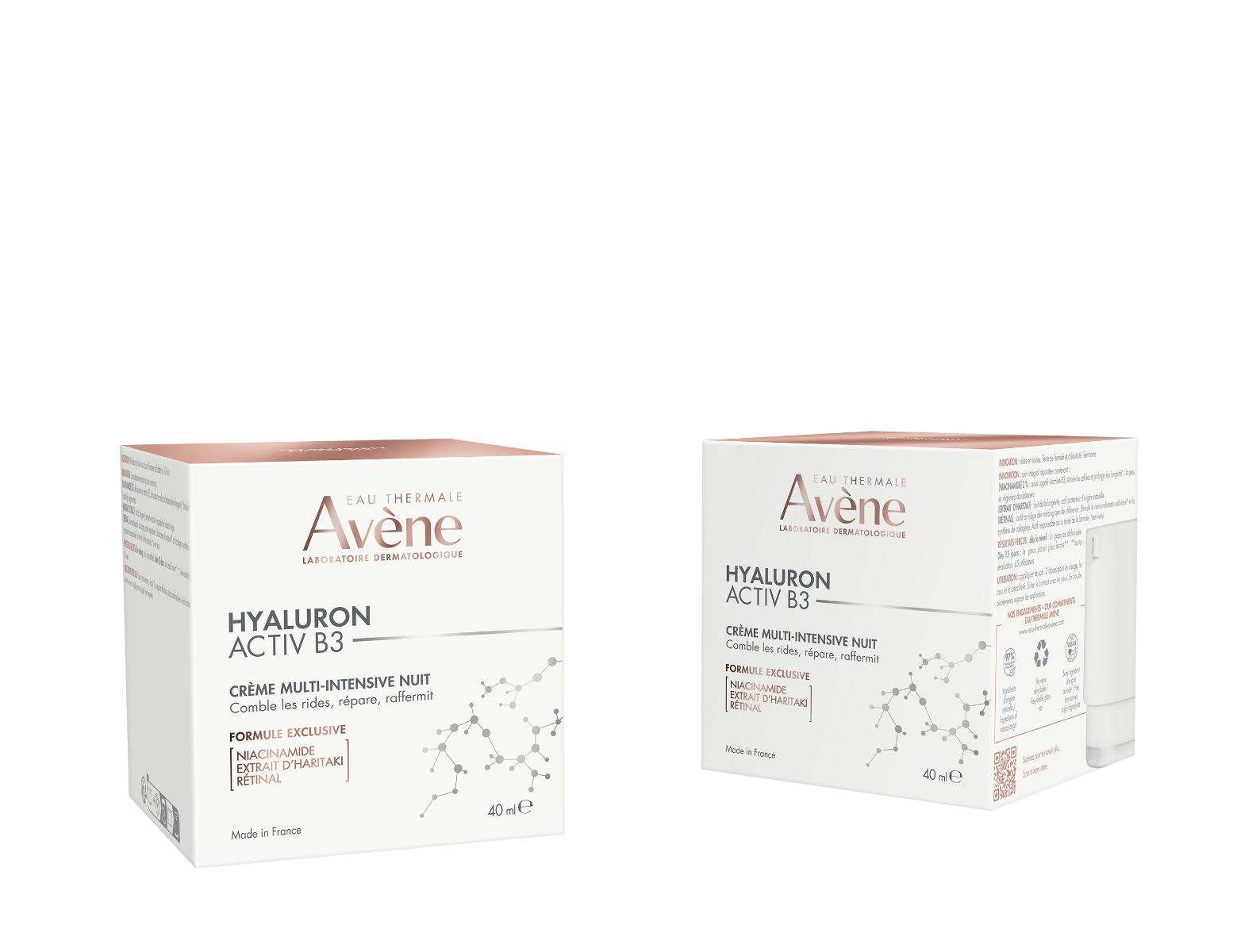 AVÈNE Hyaluron Activ B3 Multi-Intensive nakts krēms, 40ml - Produkta attēls 2