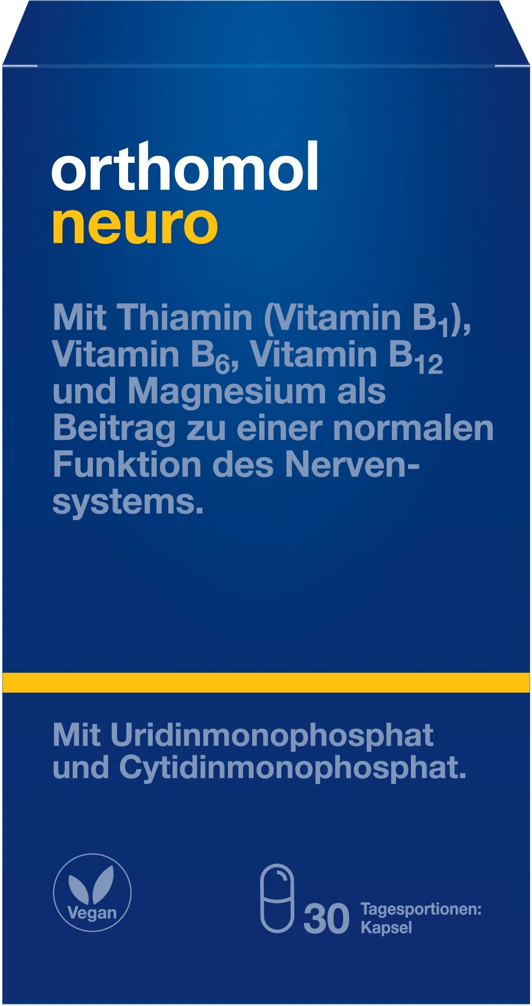 ORTHOMOL Neuro kapsulas, 30 gab. - Produkta attēls 