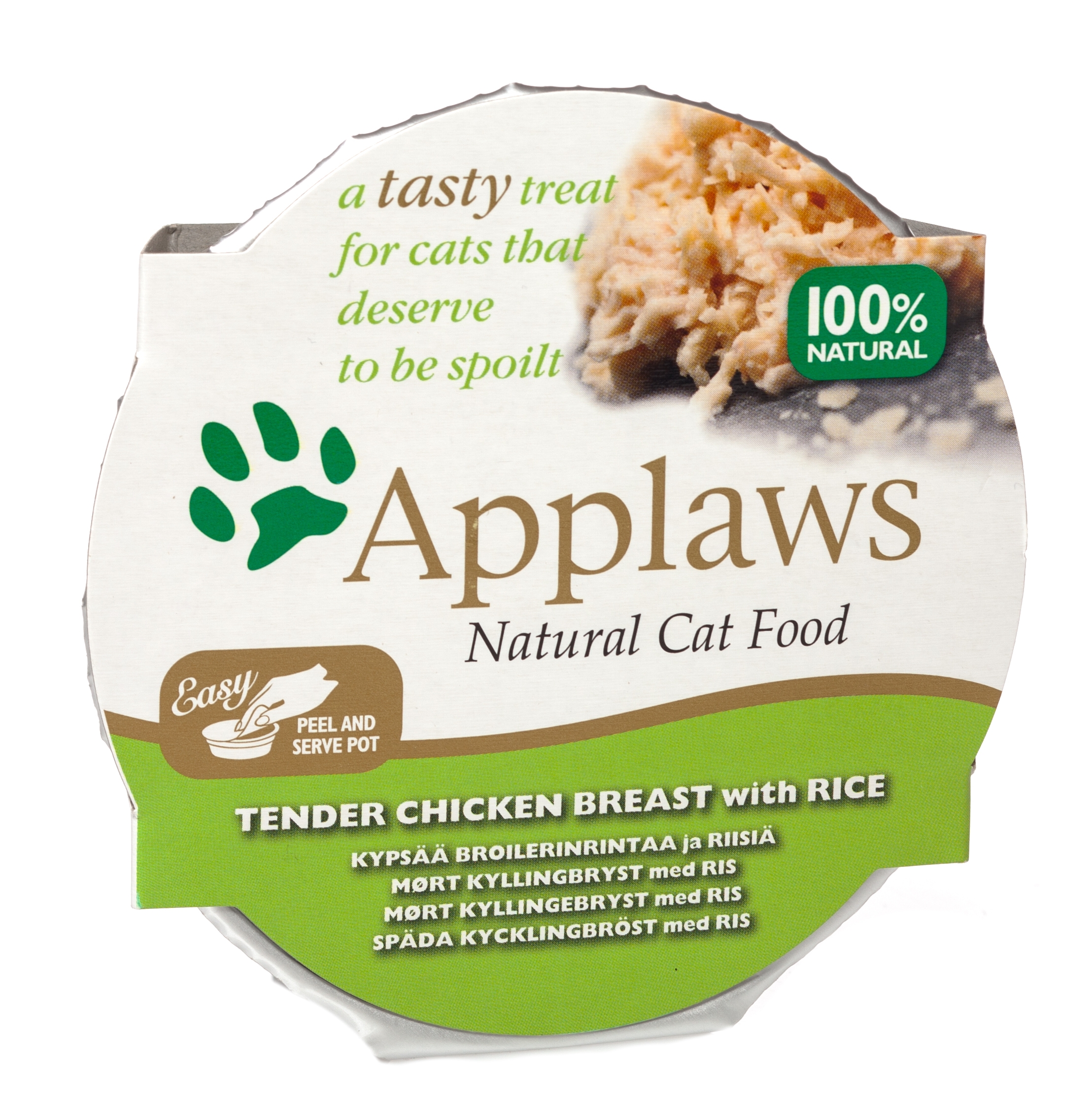 Applaws kaķu mitrā b. trauciņā vista/rīsi 60g (7005) - Produkta attēls 