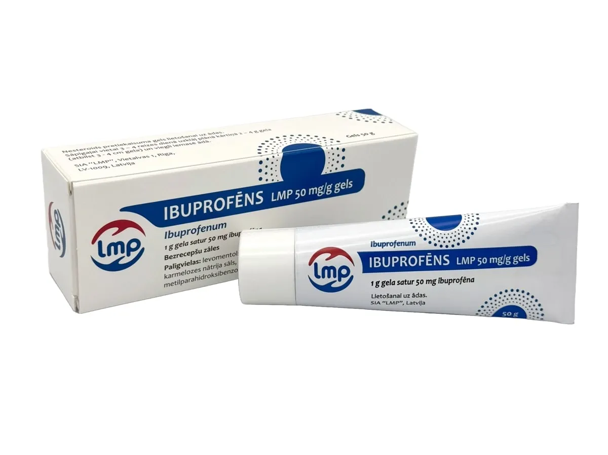 IBUPROFĒNS LMP 50 mg / g gels, 50 g. - Produkta attēls 