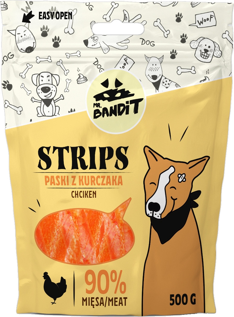 MR.BANDIT STRIPS VISTAS STRĒMELES 500G - Produkta attēls 