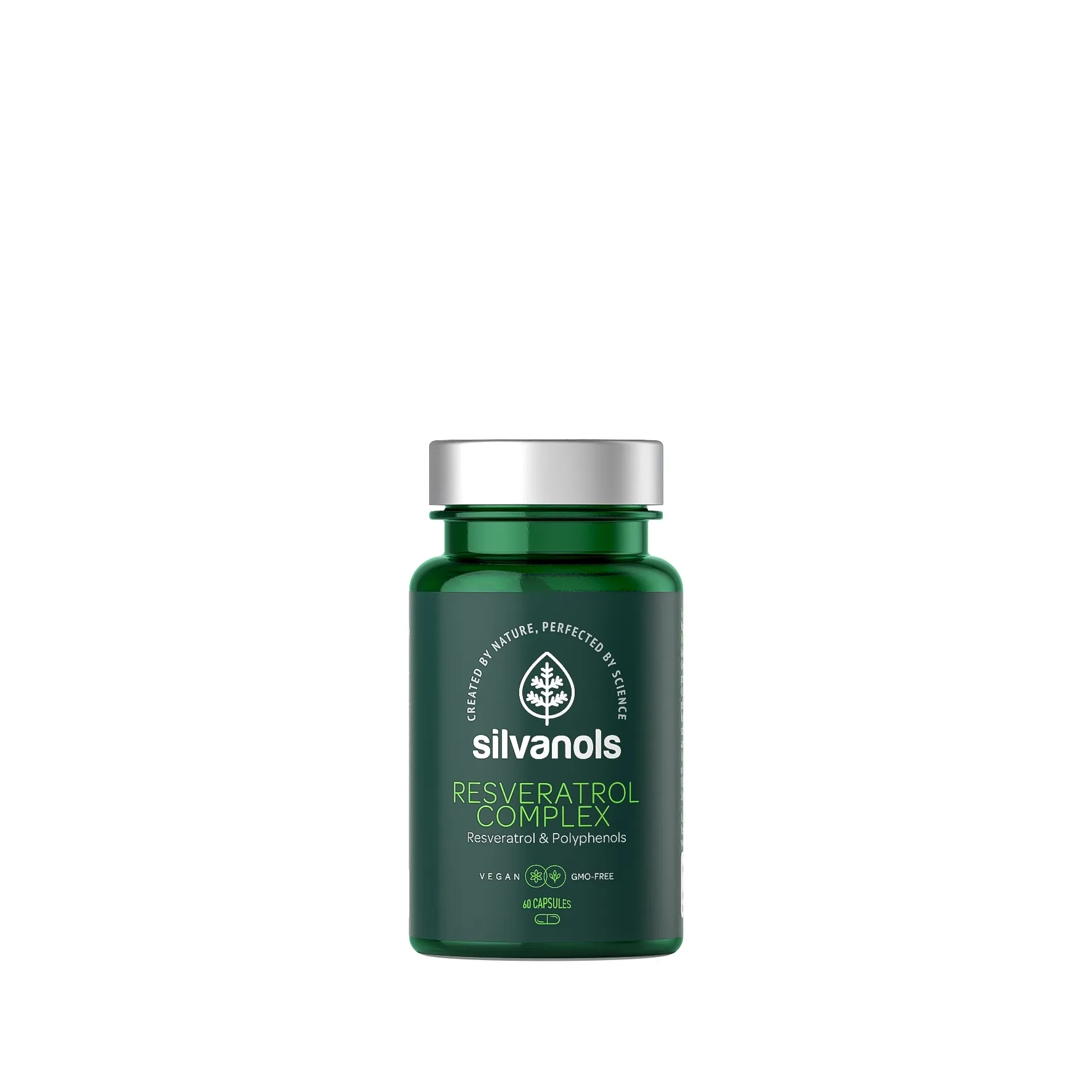 SILVANOLS Resveratrol Complex kapsulas, 60 gab. - Produkta attēls 