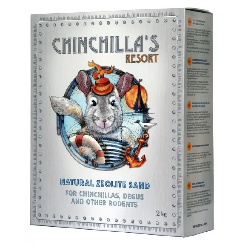 ZEOTECA SMILTIS ŠINŠILLĀM DEGU 2KG - Produkta attēls 