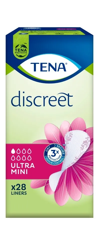 TENA Discreet Ultra Mini ieliktnīši, 28 gab. - Produkta attēls 