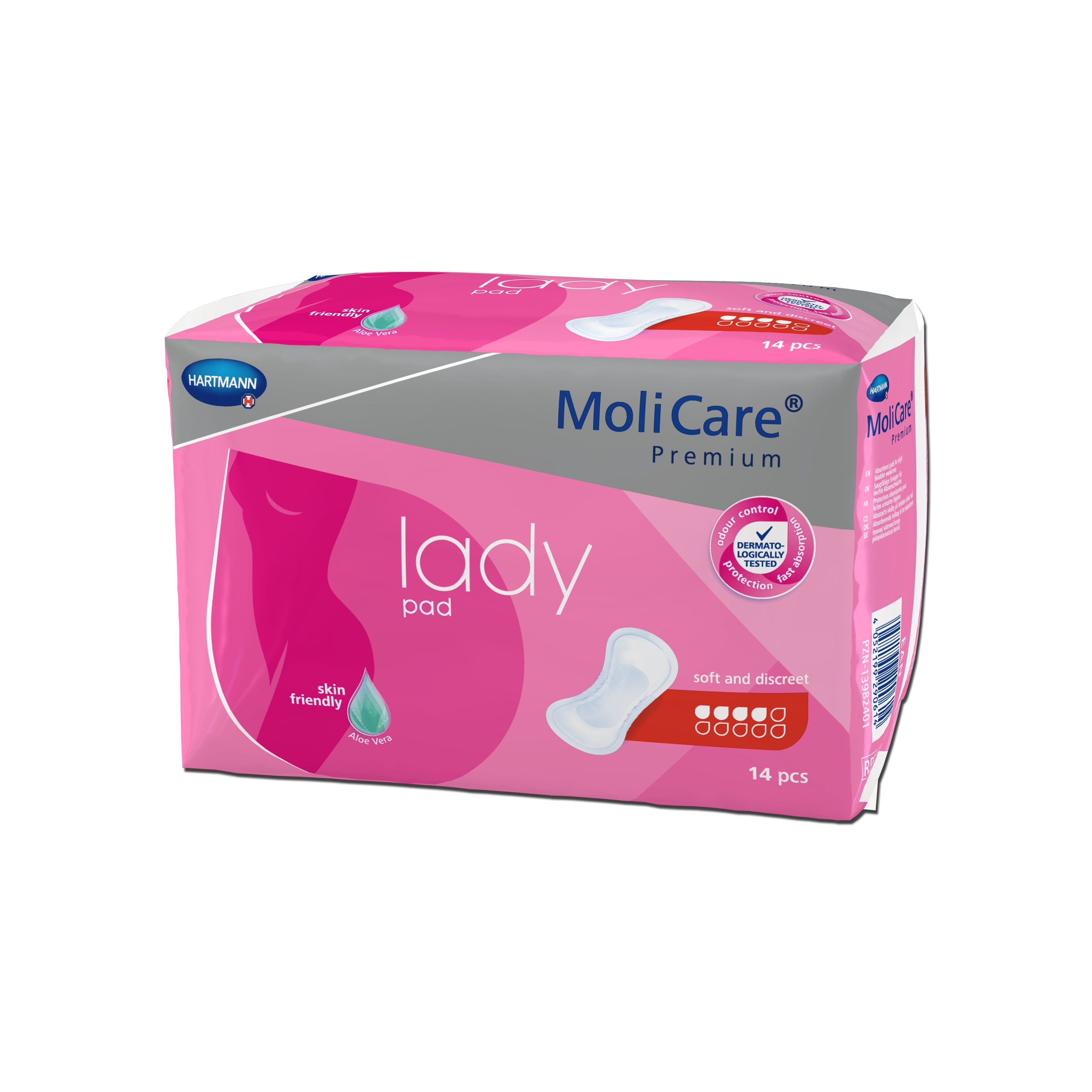 MOLICARE Prem Lady Pad ieliktņi (4 piles), 14 gab - Produkta attēls 