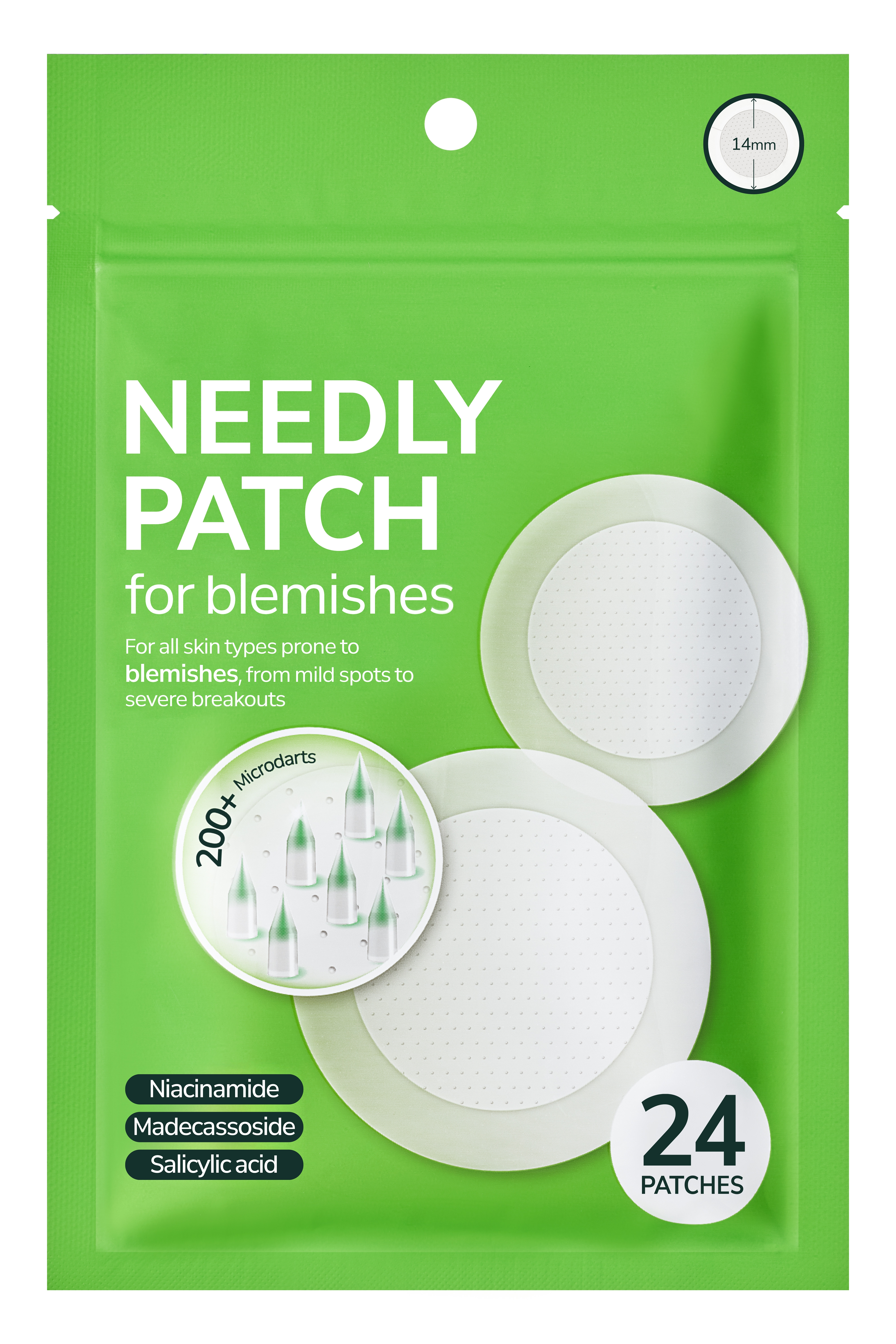 NEEDLY plāksteri pūtītēm, 24 gab - Produkta attēls 