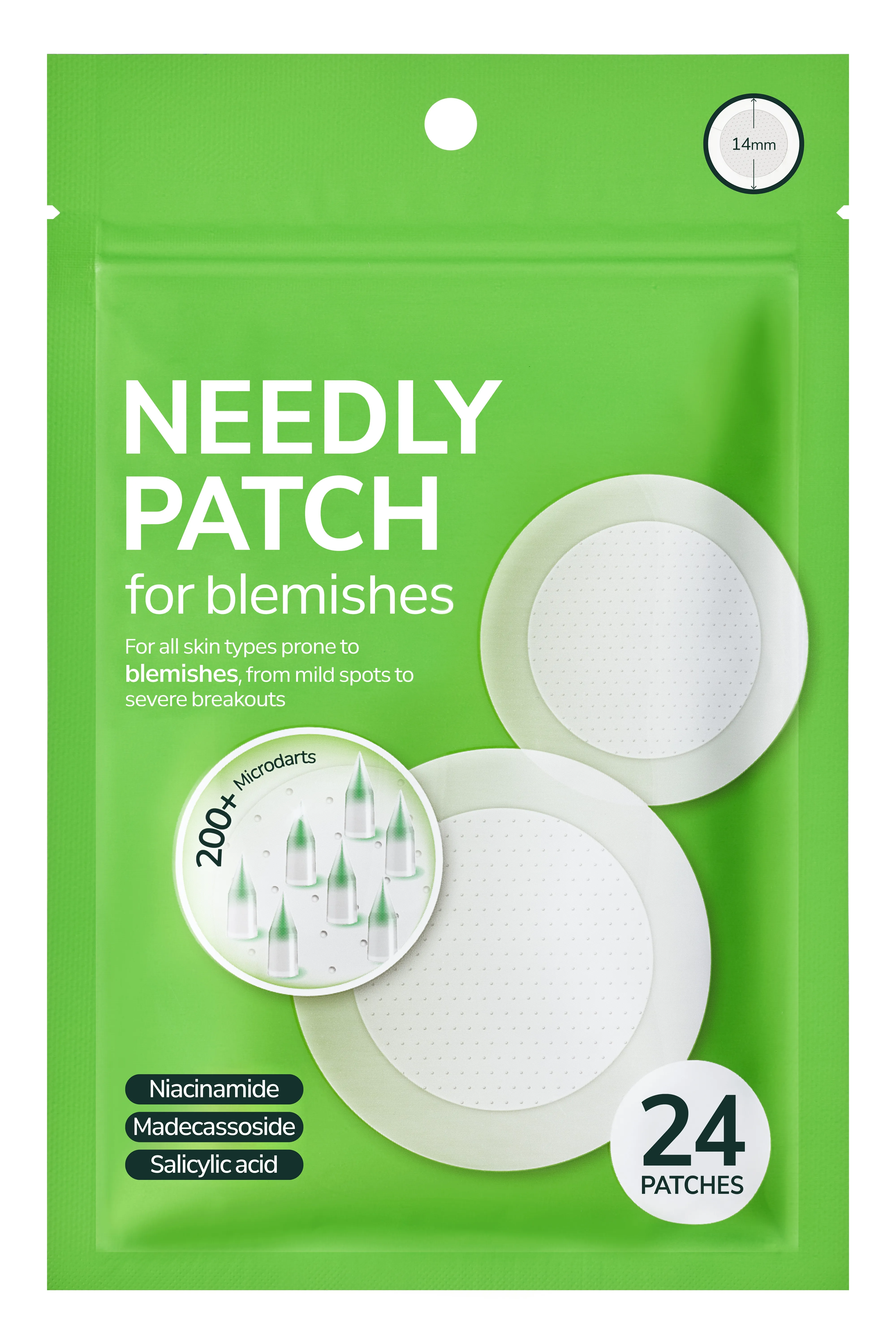 NEEDLY plāksteri pūtītēm, 24 gab - Produkta attēls 