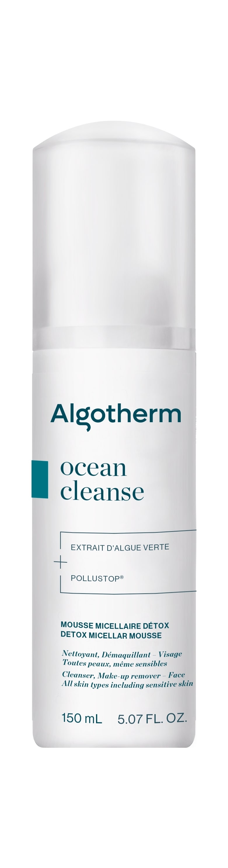 ALGOTHERM Ocean Cleanse Detox micelārās putas, 150 ml - Produkta attēls 