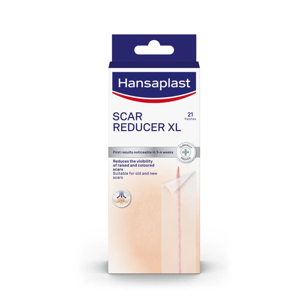 HANSAPLAST Scar Reducer XL izmēra plāksteri hipertrofisku un keloīdu r - Produkta attēls 